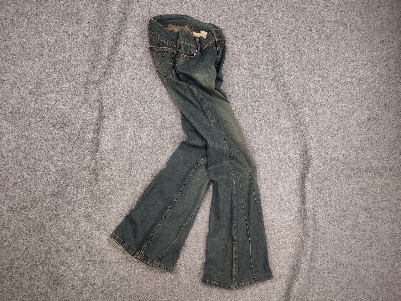 If Six Was Nine Vintage if six was nine Y2K style flared Bootkot denim Jeans Size 30" / US 8 / IT 44 - 1 Thumbnail