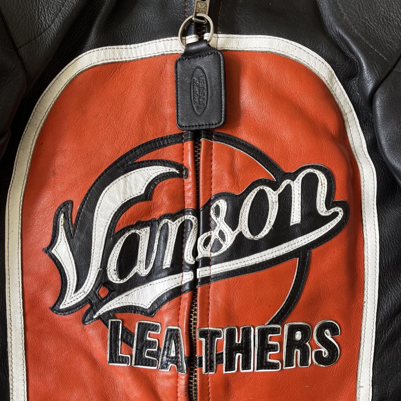 Vanson Leathers Vanson Leathers Leather Racing Jacket Size US S / EU 44-46 / 1 - 3 Thumbnail