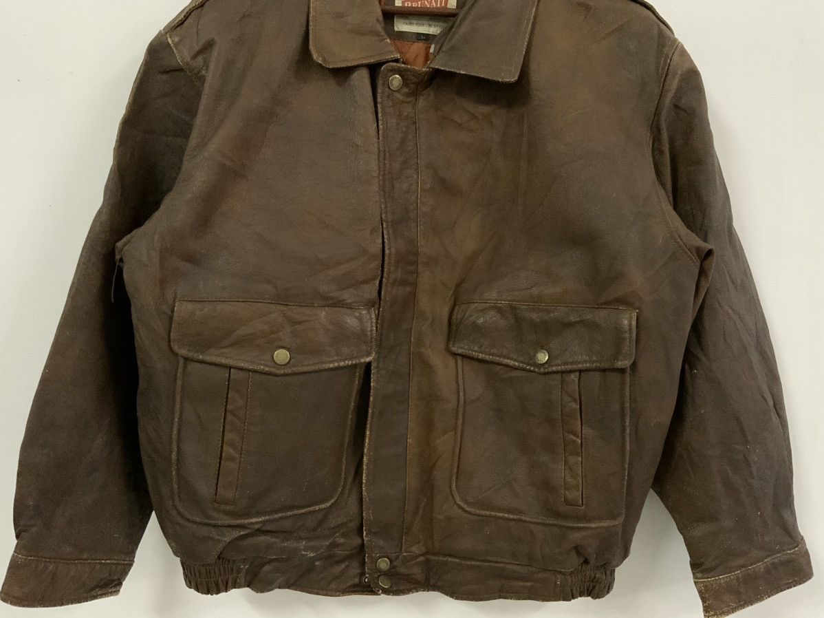 Genuine Leather Vintage Brunati Genuine Leather Fade Jacket Size US L / EU 52-54 / 3 - 6 Thumbnail