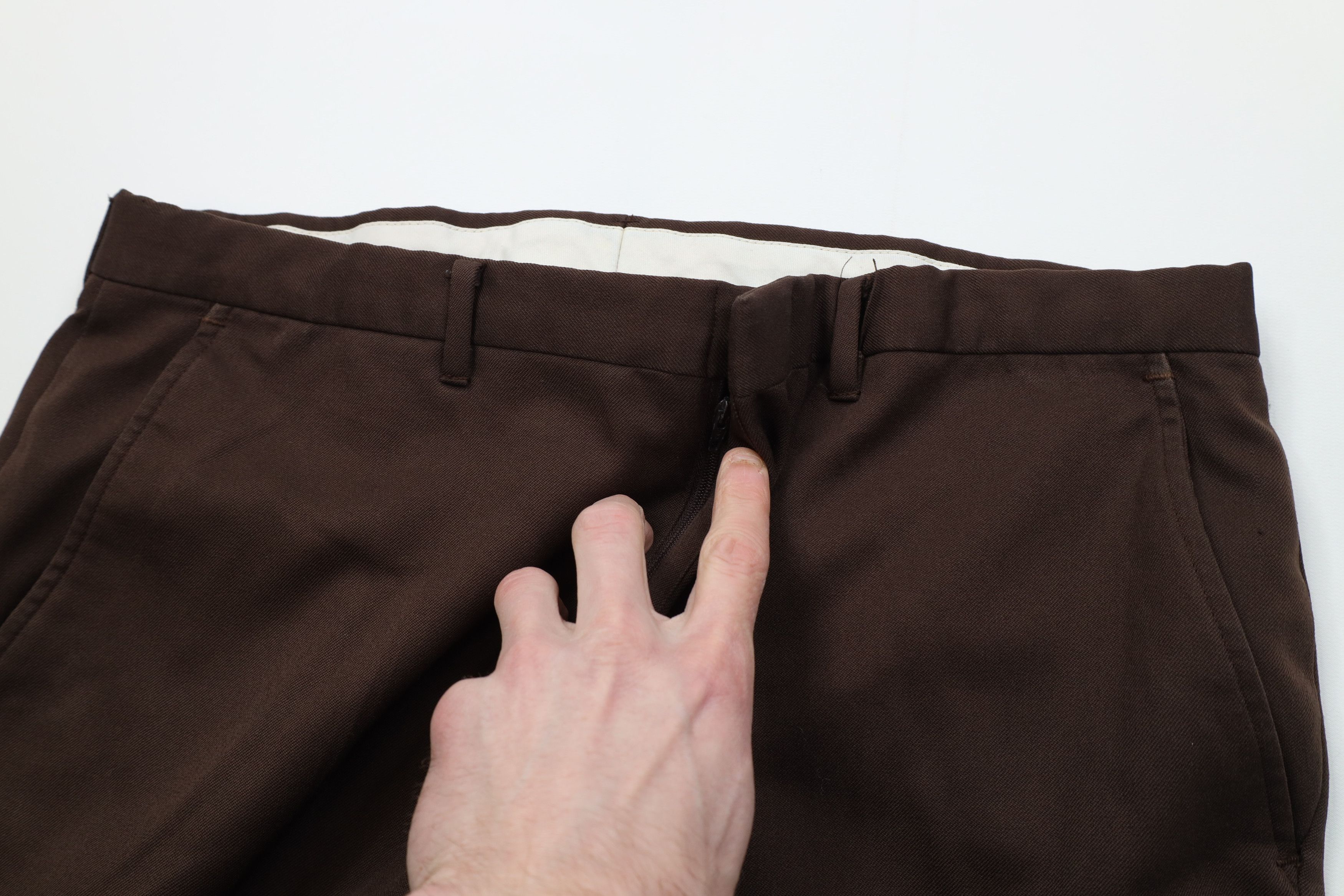 Vintage Vintage 70s Streetwear Wide Leg Bell Bottoms Pants Brown Size US 36 / EU 52 - 8 Thumbnail