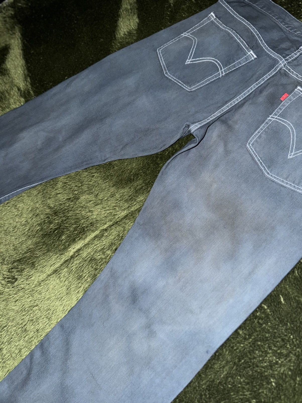 Levi's Levi’s 501 RT USA Leather Label Hand Dyed Denim Size US 34 / EU 50 - 10 Thumbnail