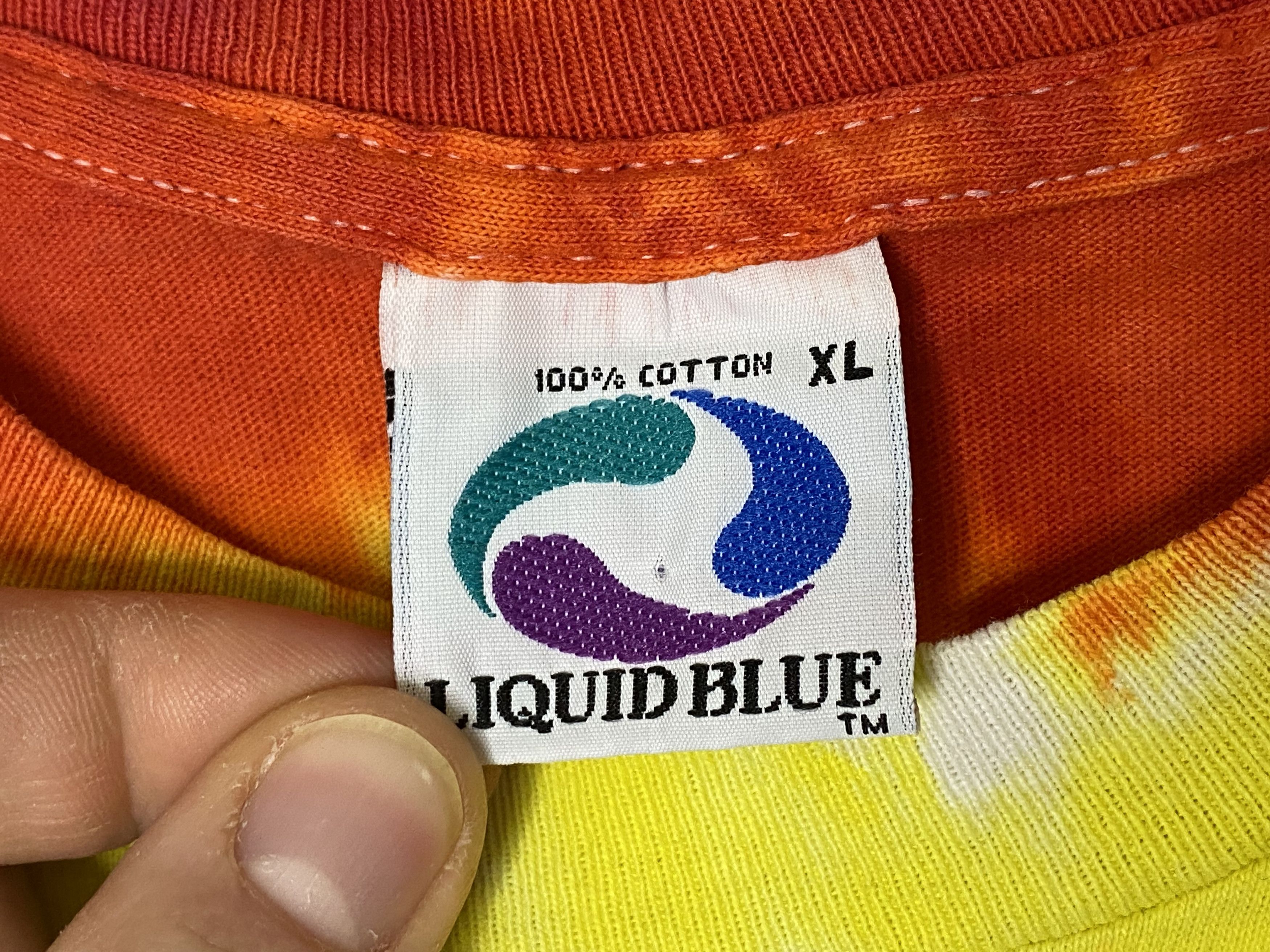 Grateful Dead × Liquid Blue × Vintage VINTAGE 1992 GRATEFUL DEAD TIE DYE T SHIRT SINGLE STITCH Size US XL / EU 56 / 4 - 8 Thumbnail