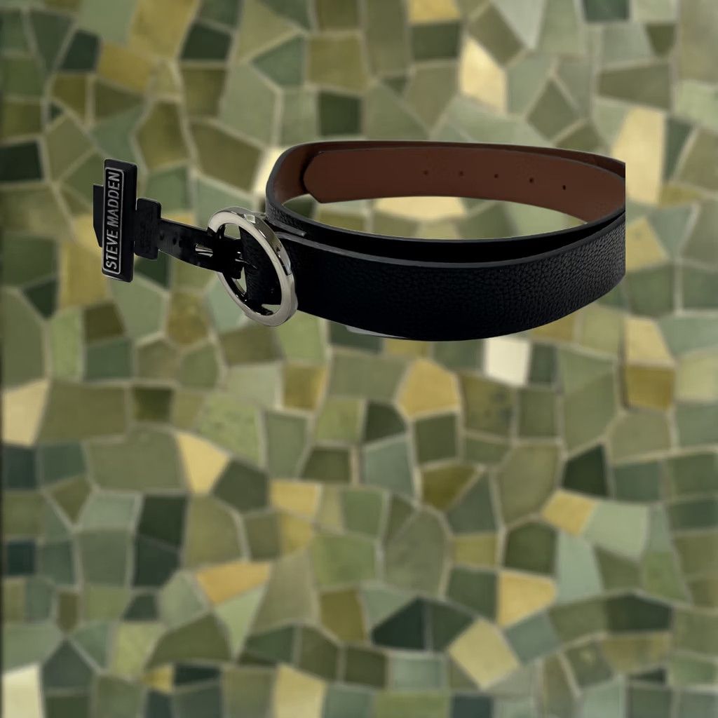 Steve Madden Steve Madden Mens Reversible Belt - 1X Black Size ONE SIZE - 1 Thumbnail