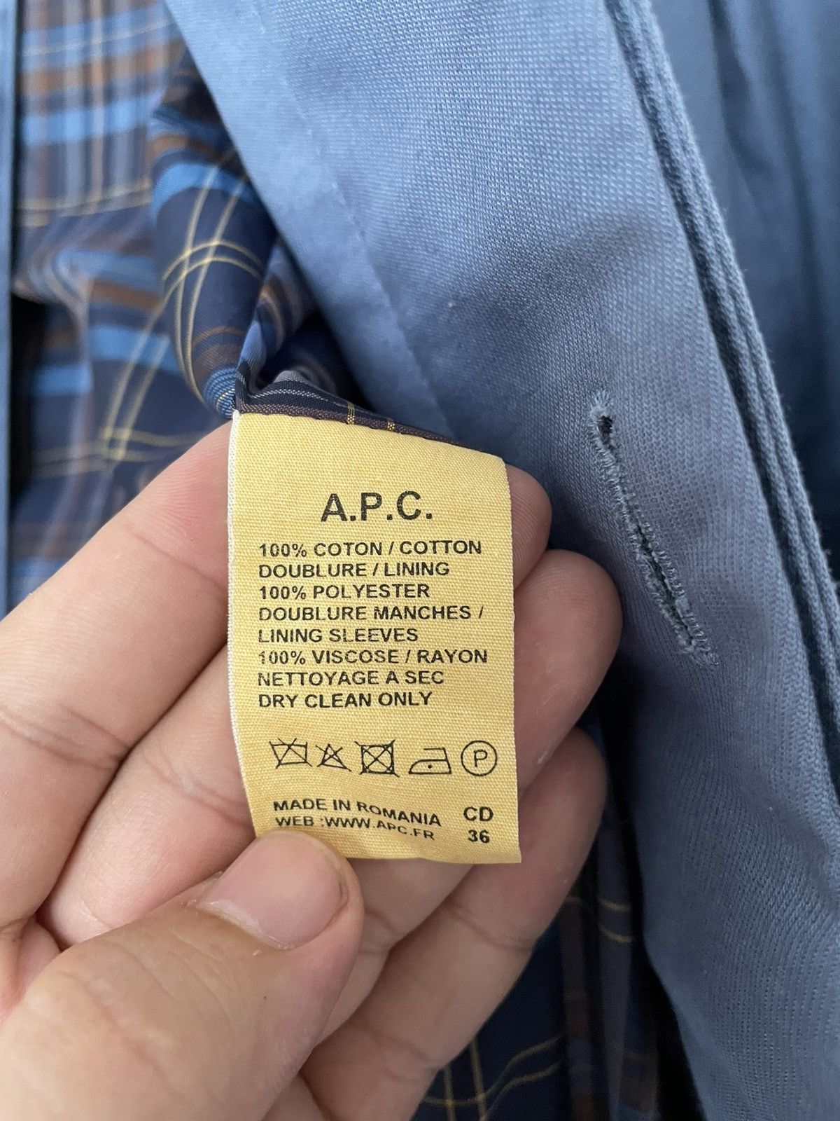 A.P.C. × Vintage A.P.C. TRECH COAT Size US XS / EU 42 / 0 - 5 Thumbnail