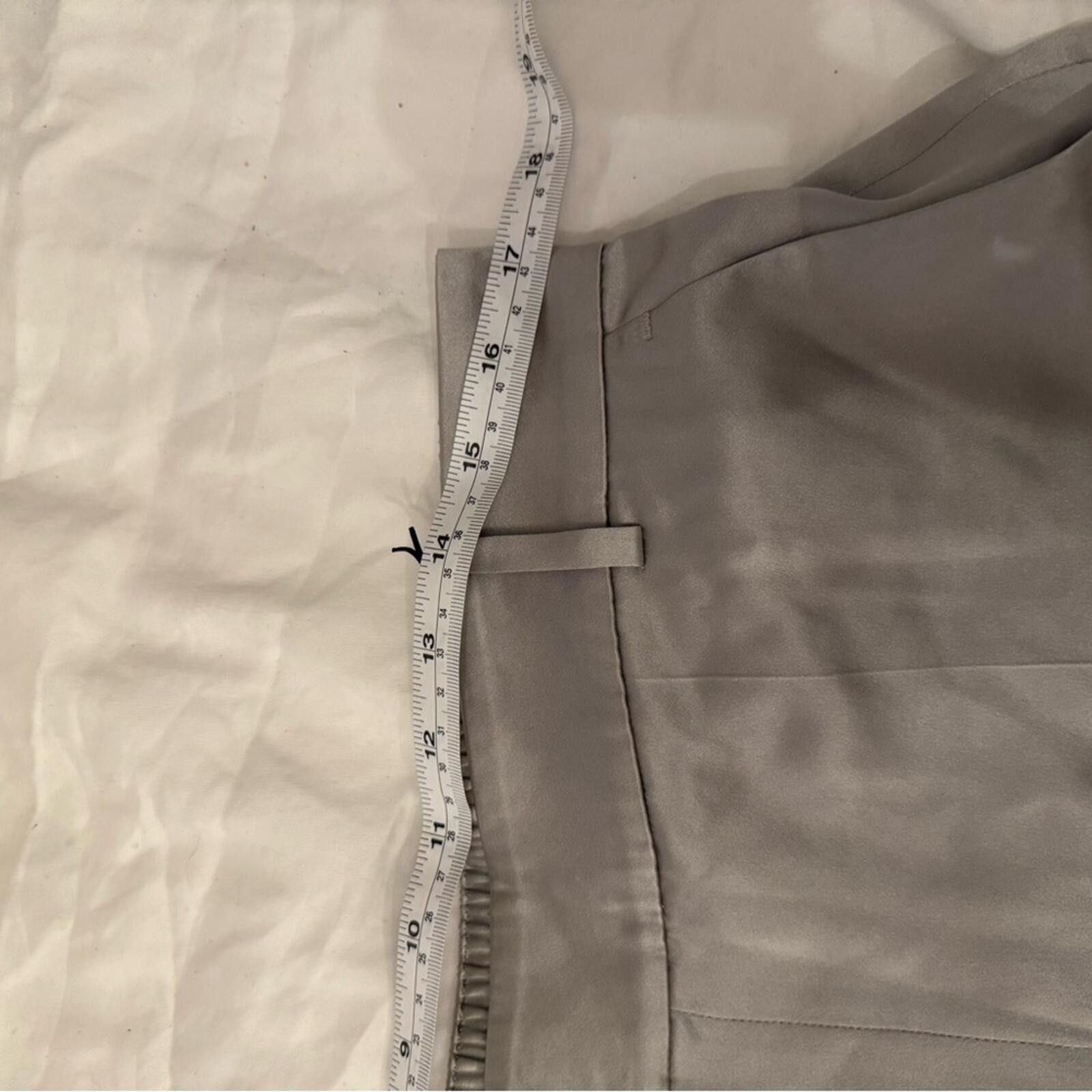 Joseph Joseph Jack Silk Satin Pants, Size 44 or US 14 Size 36" / US 14 / IT 50 - 6 Thumbnail