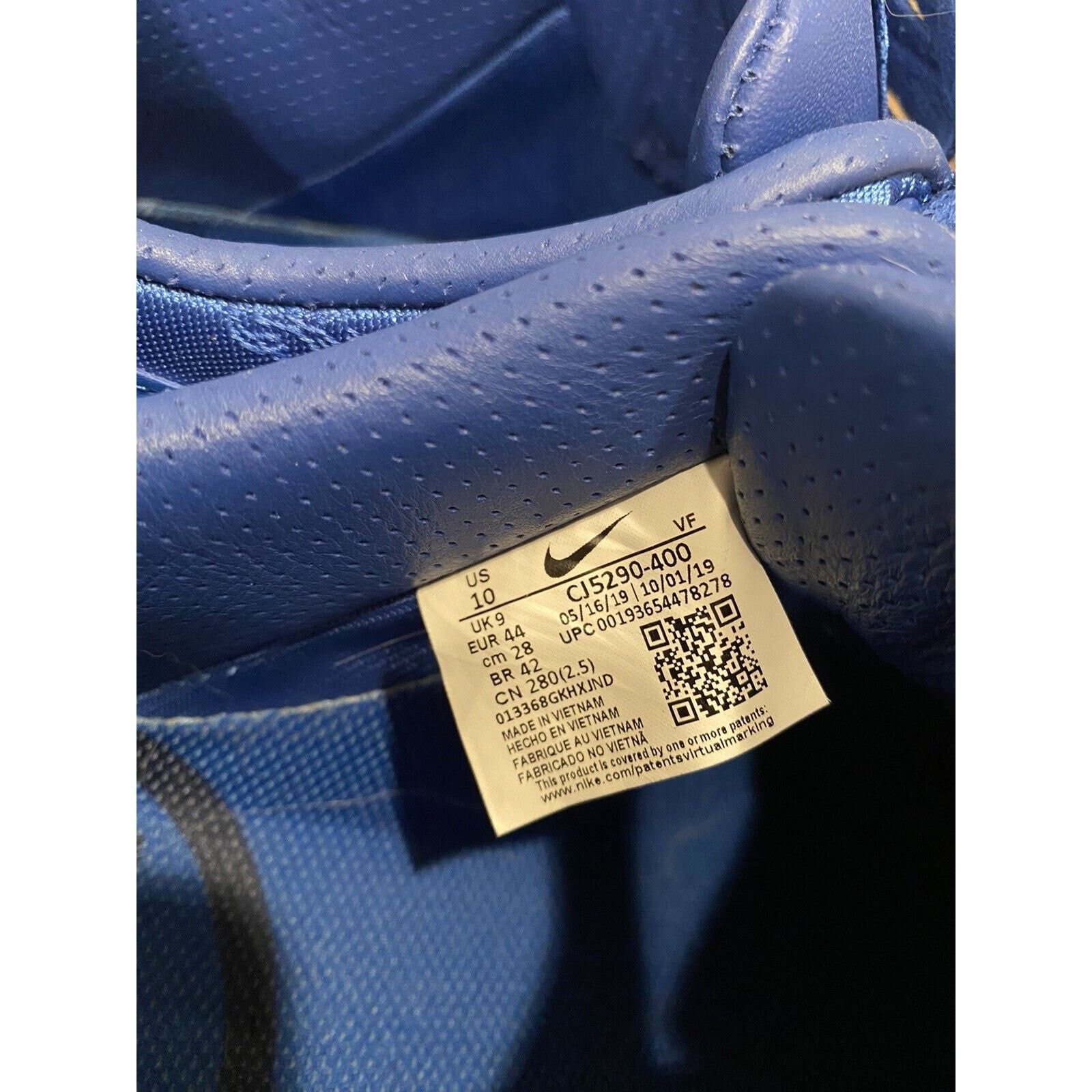 Nike Nike Air Force 1 Premium x CLOT Royal Silk Blue Size US 10 / EU 43 - 3 Thumbnail