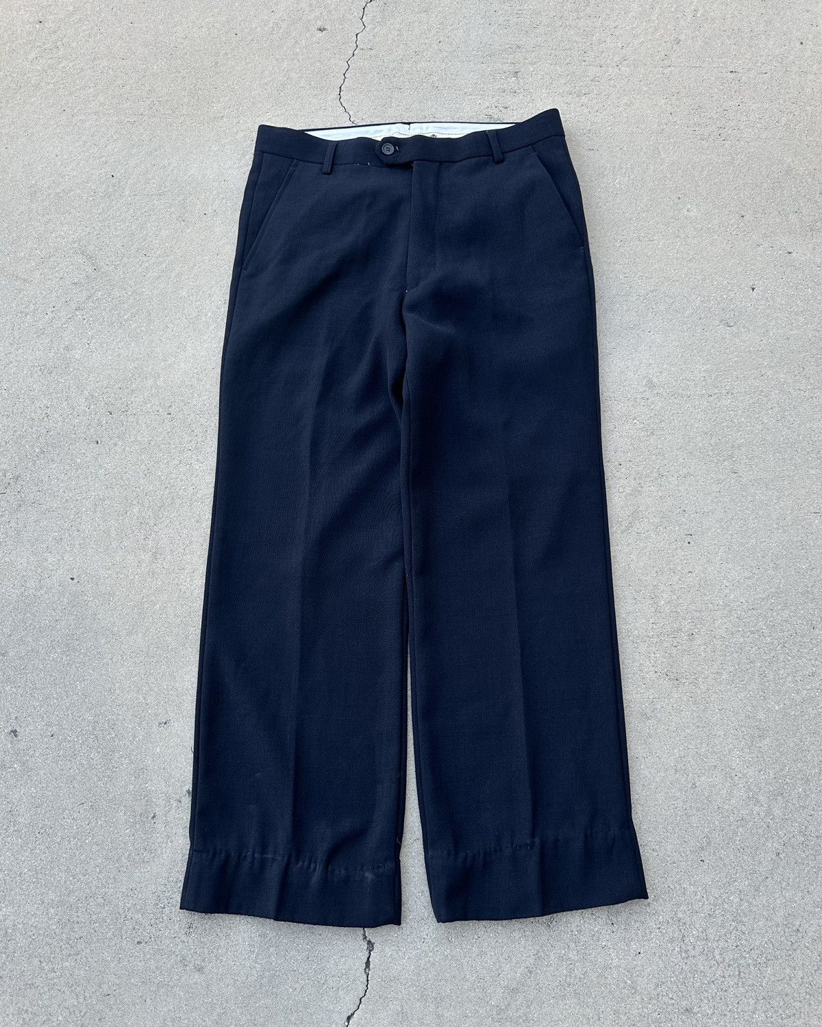 Versace Versace Couture Black Wool/Nylon Trousers Size US 30 / EU 46 - 1 Thumbnail