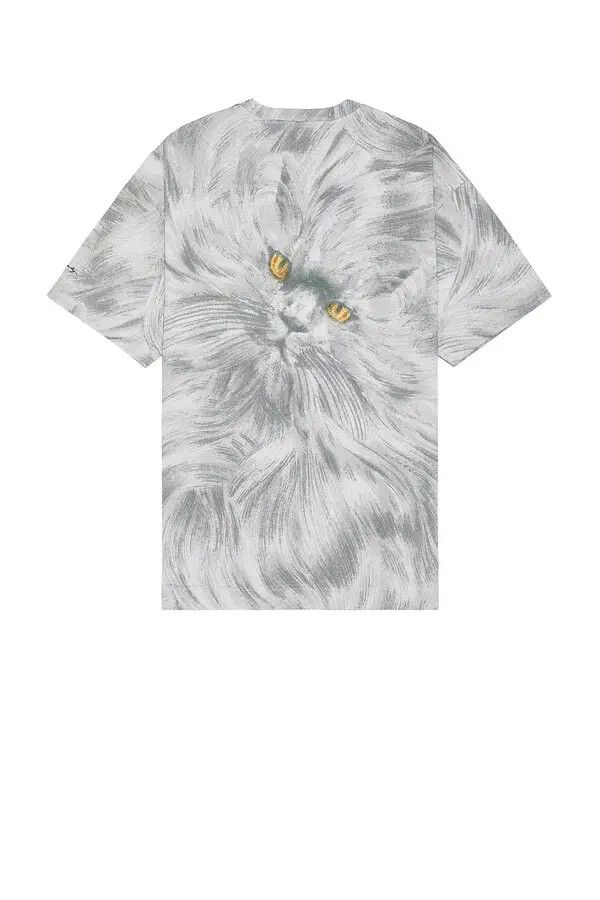 Givenchy o1n1vont0326 Cat Heads T-Shirt in Multicolor Size US L / EU 52-54 / 3 - 2 Thumbnail