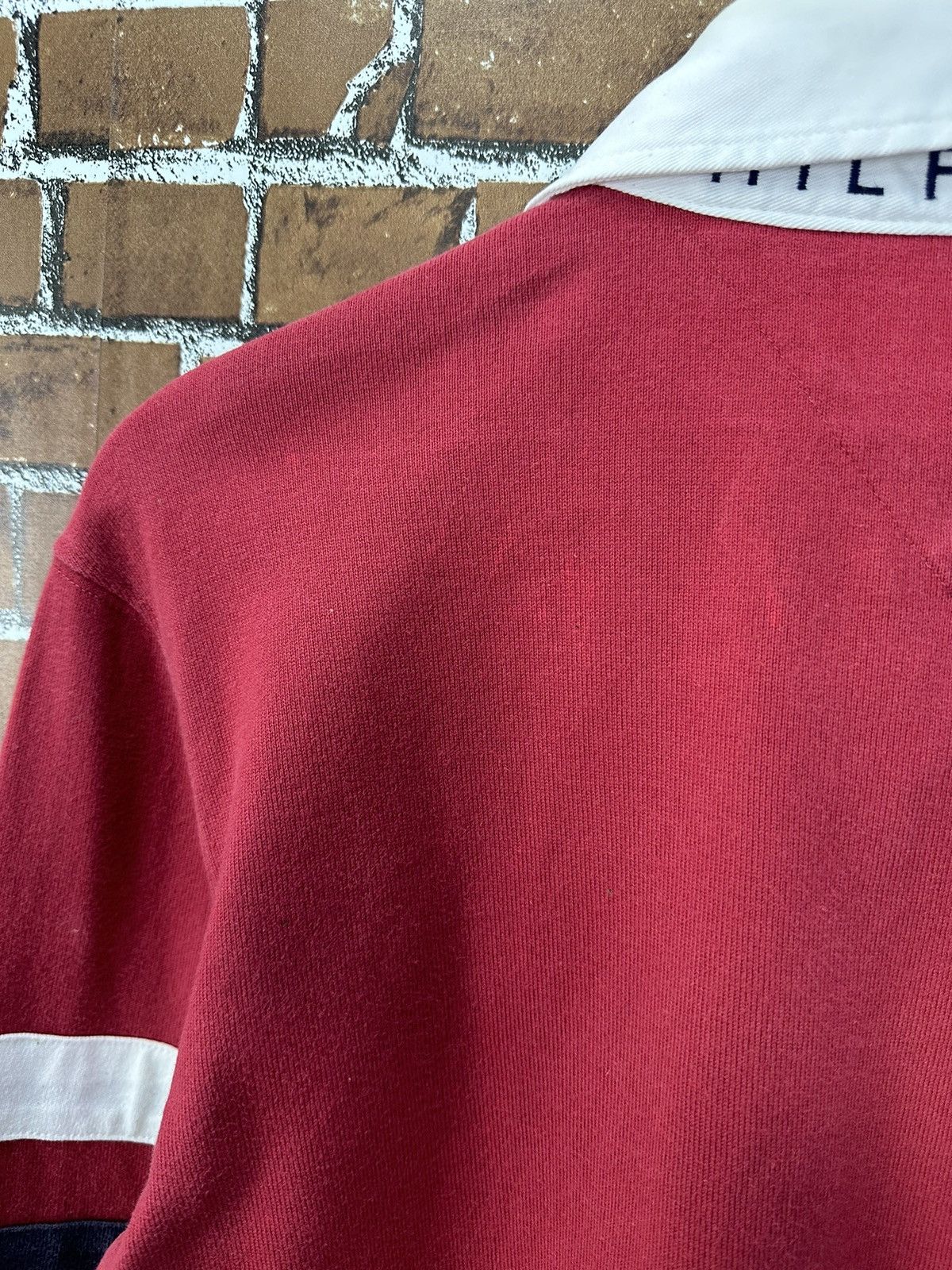 Tommy Hilfiger Tommy Hilfiger Rugby Polo Shirt A920 Size US M / EU 48-50 / 2 - 6 Thumbnail