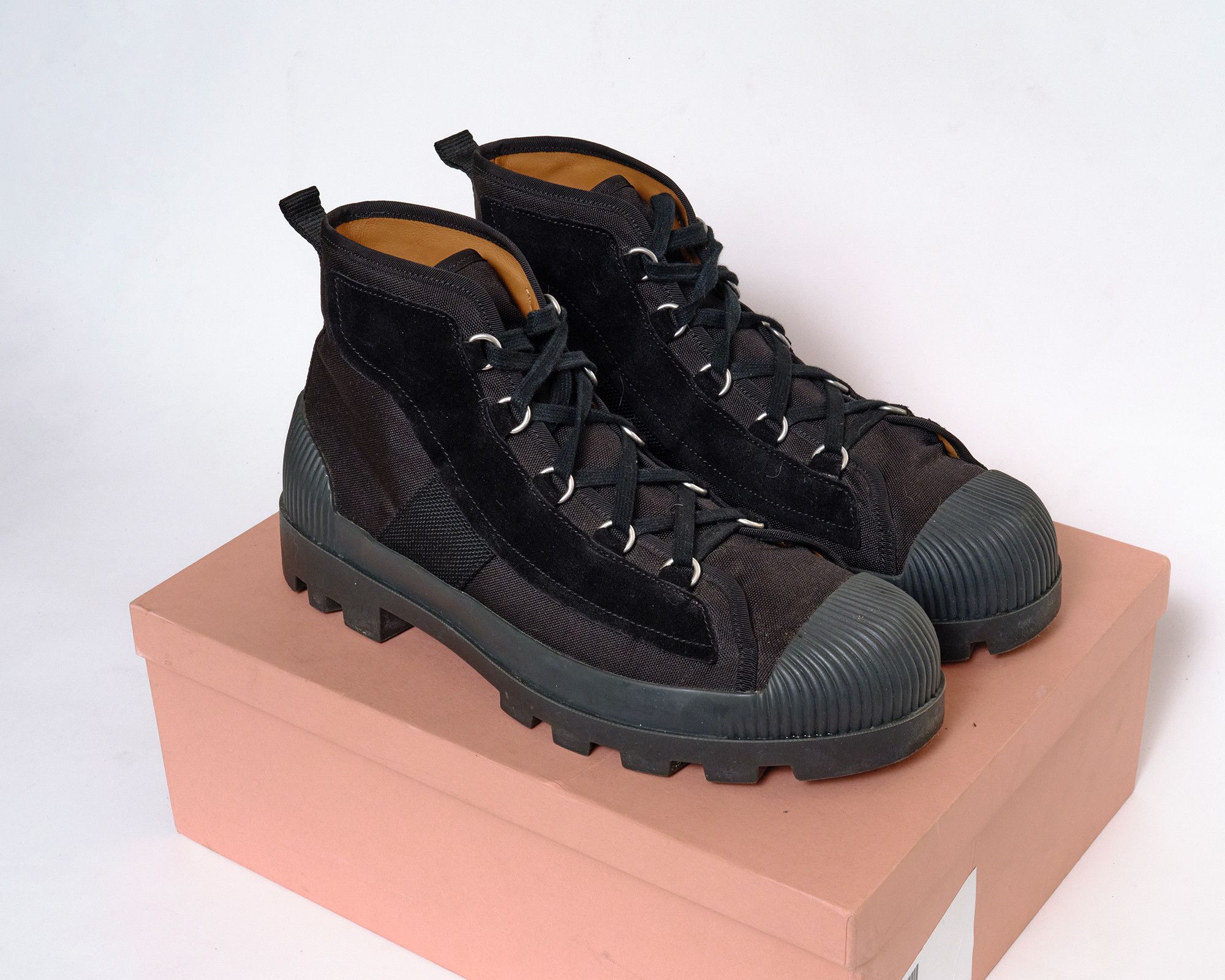 Acne Studios Daniel Nyl Boots - Nylon/Suede Size US 11 / EU 44 - 2 Thumbnail