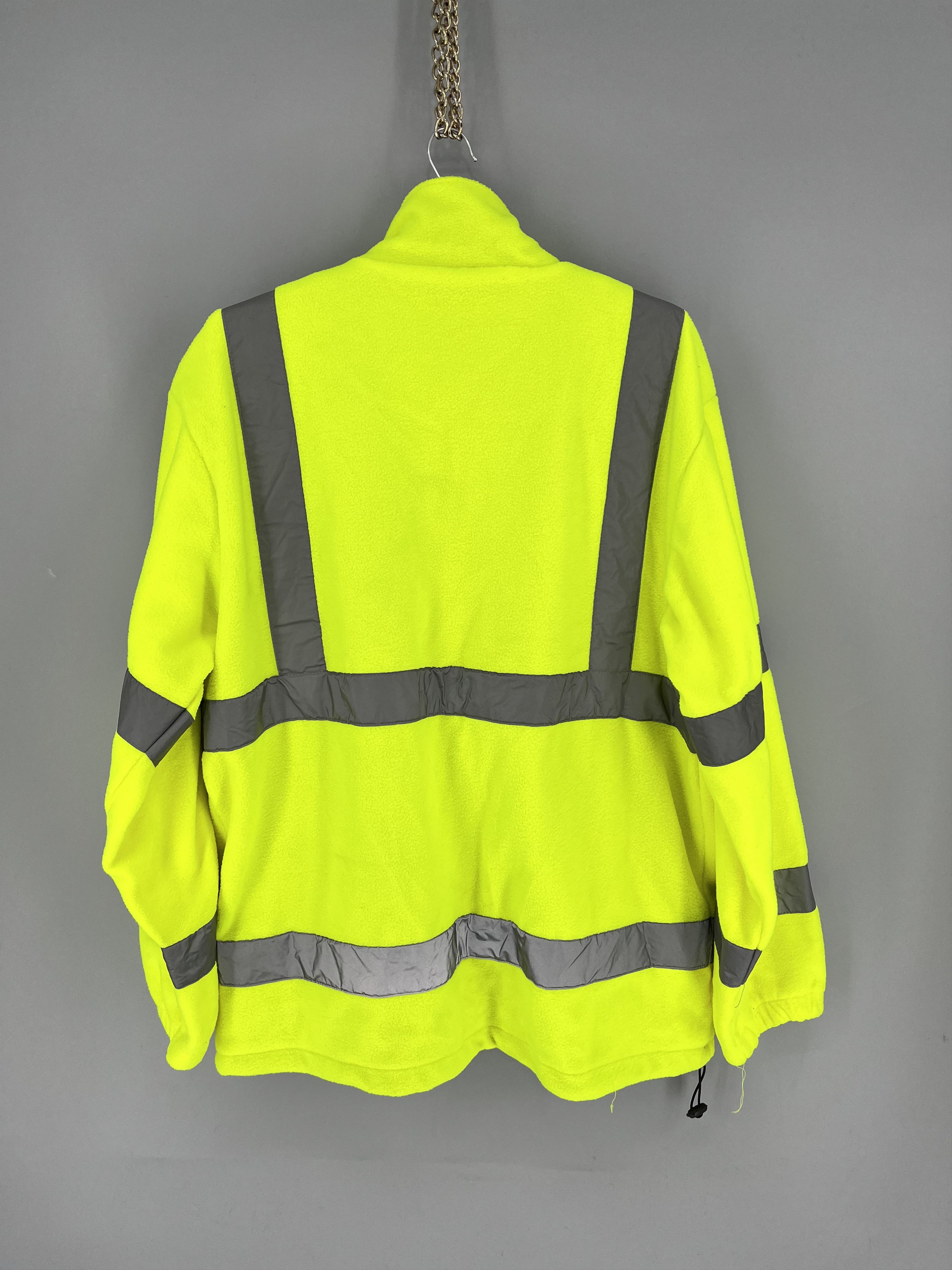 Dickies Vintage Dickies Fleece Jacket High Visibility Yellow Workwea Size US XL / EU 56 / 4 - 9 Thumbnail