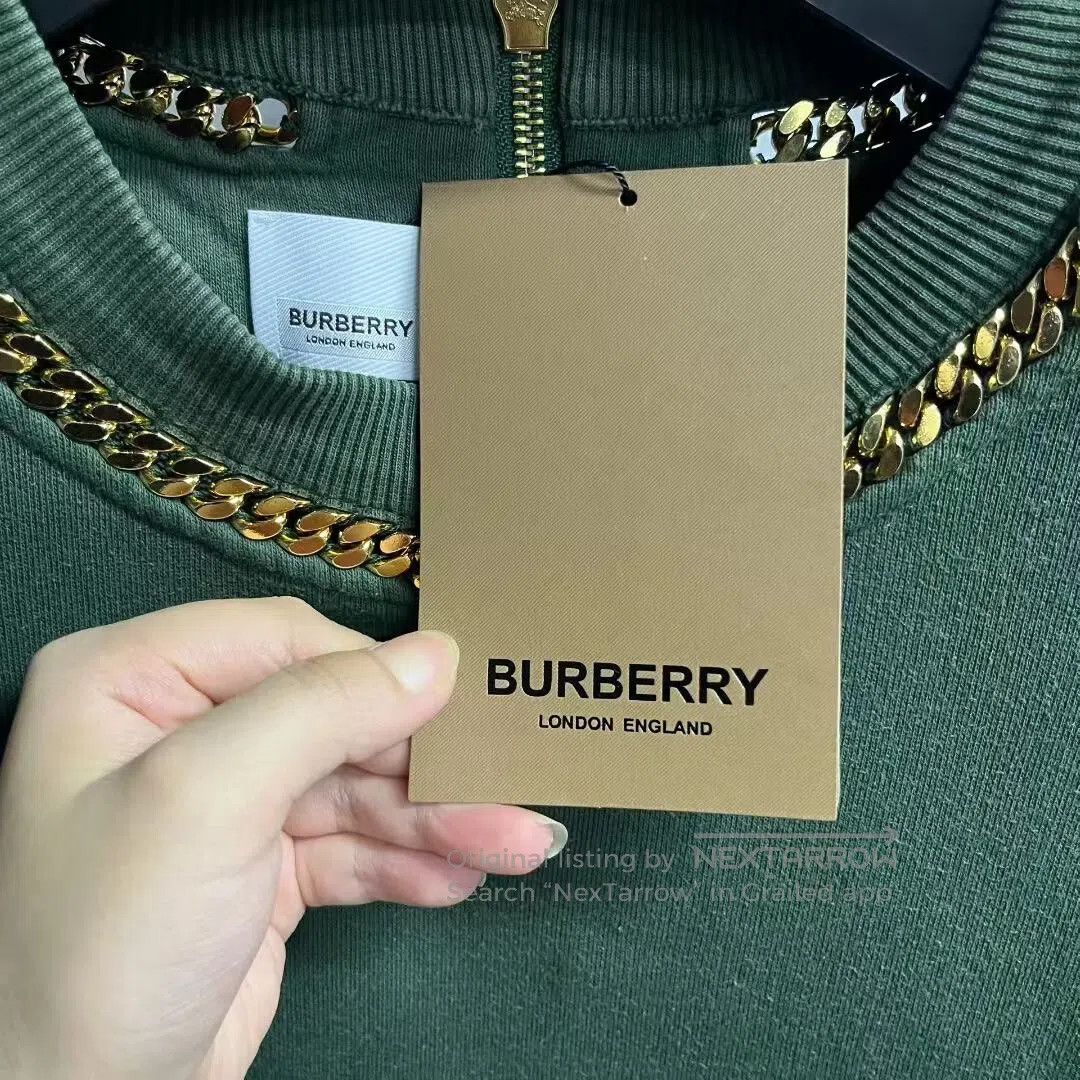 Burberry Burberry Metal-decorated round-neck long-sleeve hoodie| Size US M / EU 48-50 / 2 - 3 Thumbnail