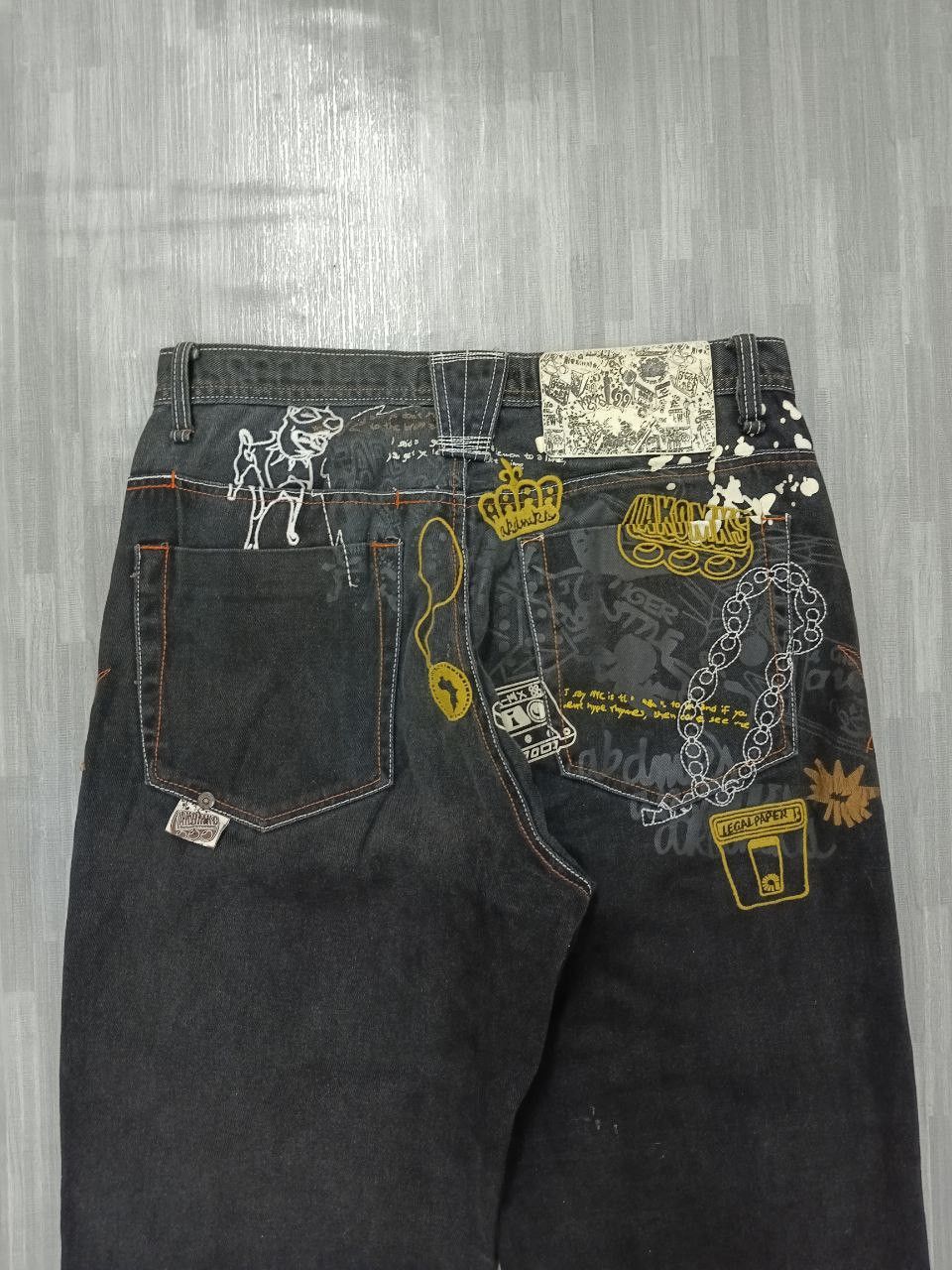Akademiks TRENDING WIDE PANTS AKEDEMIKS VINTAGE Y2K Size US 33 - 5 Thumbnail