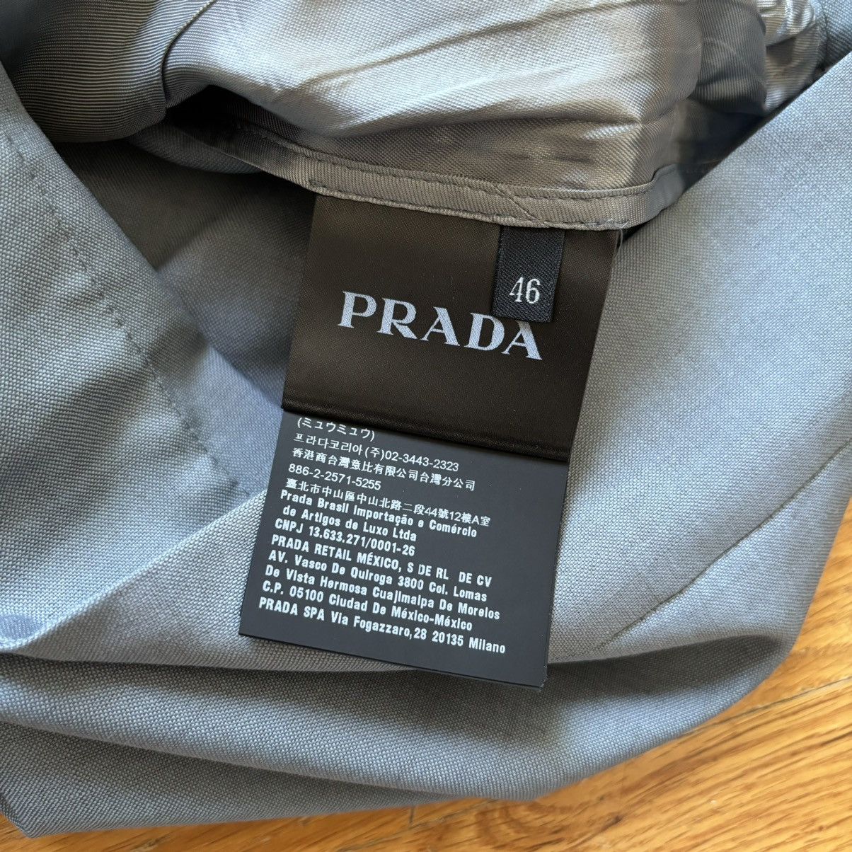 Prada SS2018 Wool/Mohair Colorblock Bowling Jacket Size US S / EU 44-46 / 1 - 7 Thumbnail