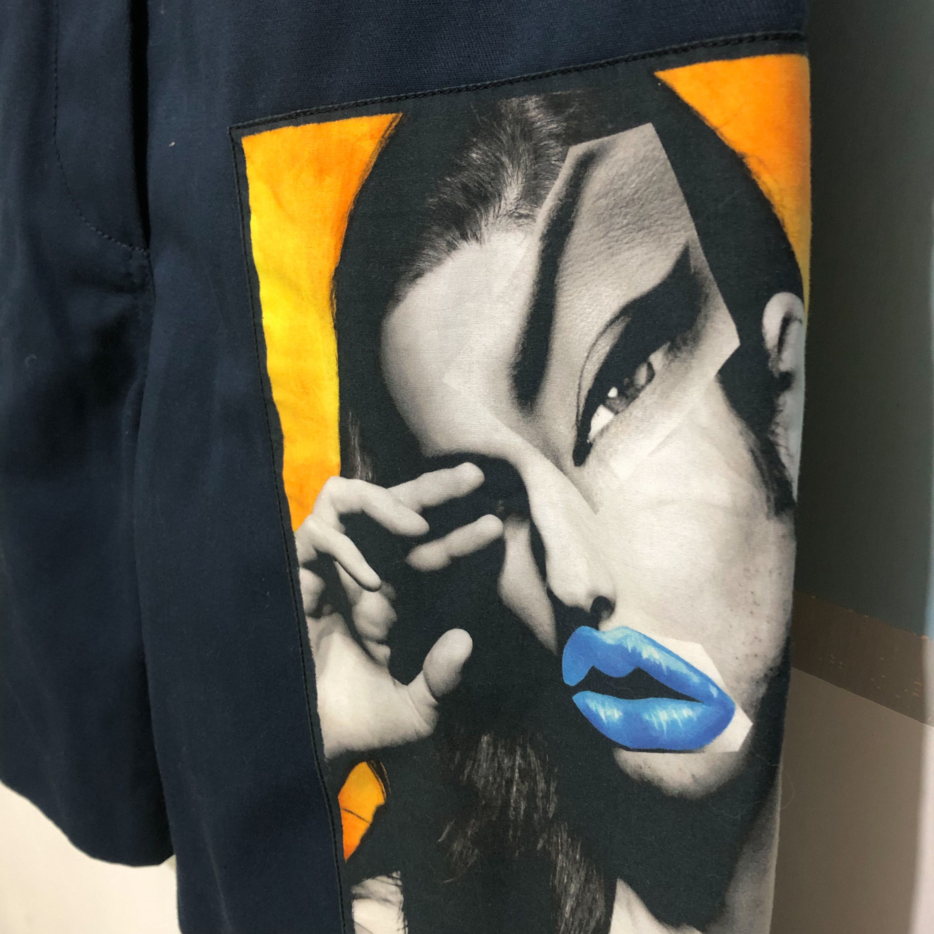 Acne Studios Acne Studios Eora PRT PSS15 Shorts Vermina Collage Portrait Size 34" / US 12 / IT 48 - 5 Thumbnail