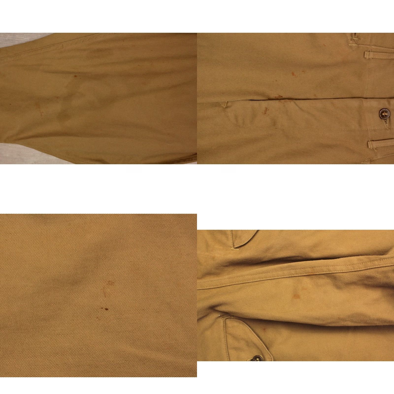 Vintage VTG 1940s Boy Scout Breeches / Uniform Pants Sz 28x25 Khaki Cotton Mens Size US 28 / EU 44 - 8 Thumbnail