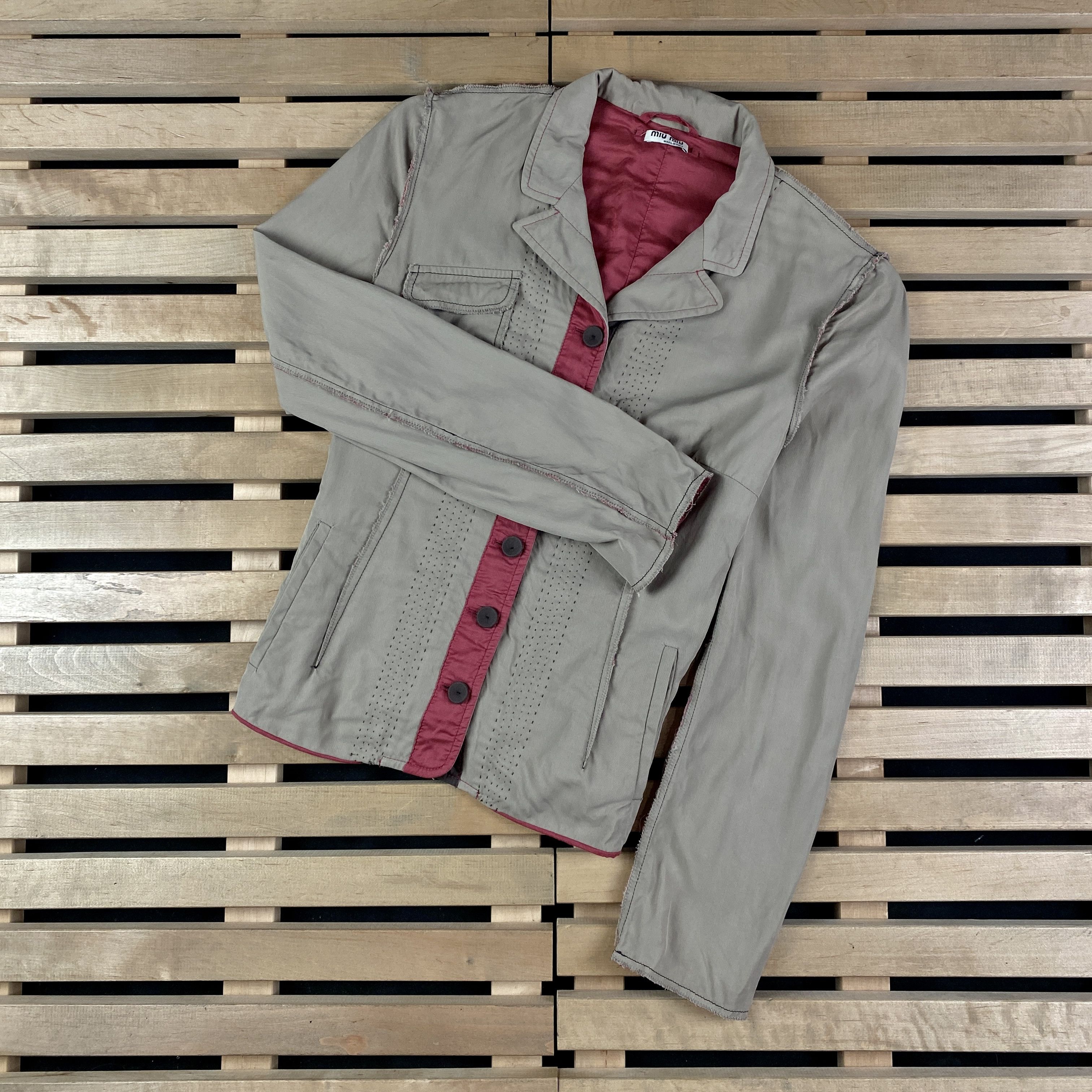 Miu Miu × Prada Women’s Blazer Jacket Miu Miu by Prada Size 42 Size M / US 6-8 / IT 42-44 - 1 Thumbnail