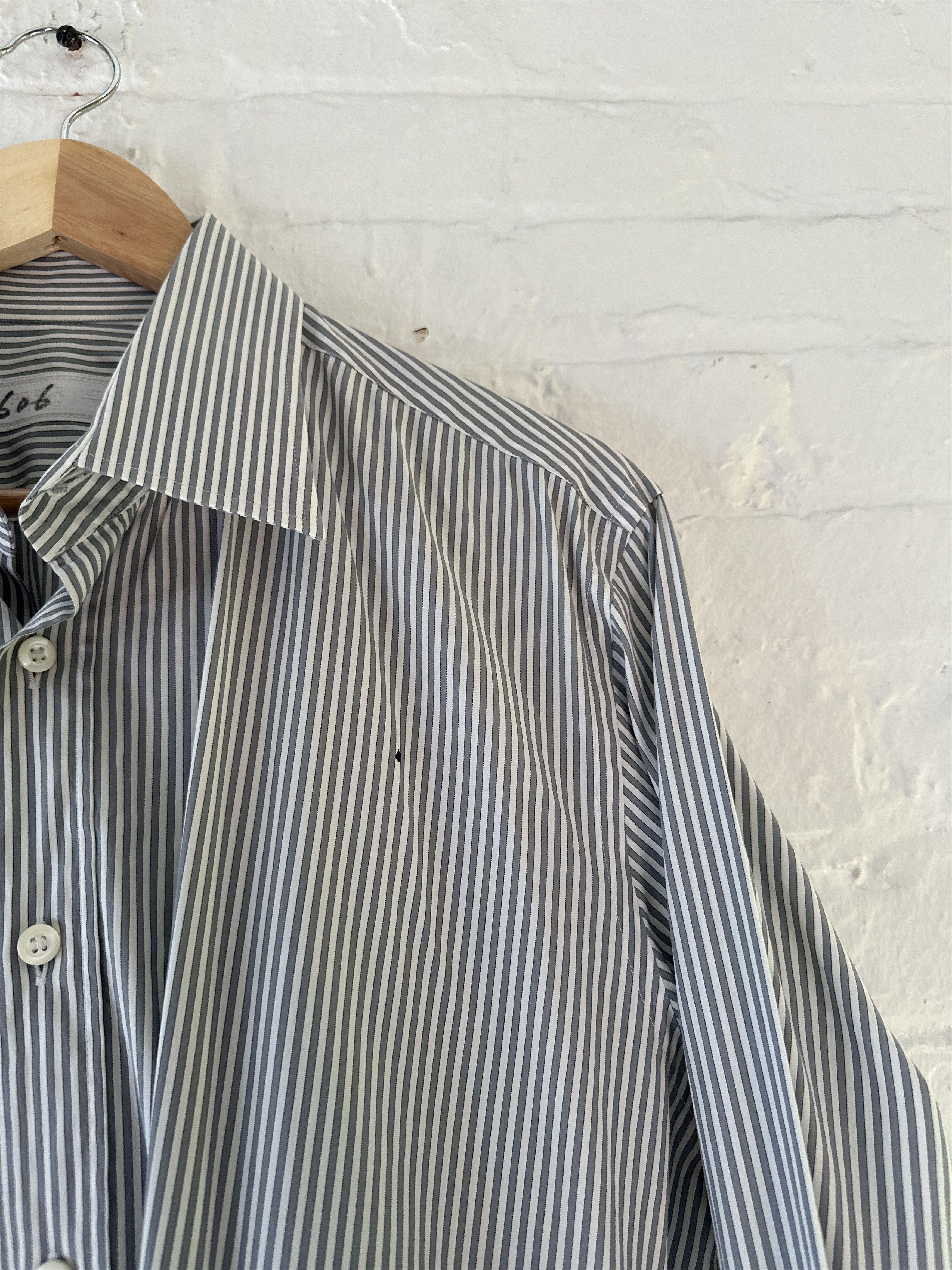 Prada Prada Striped Button Up Shirt Size US M / EU 48-50 / 2 - 3 Thumbnail