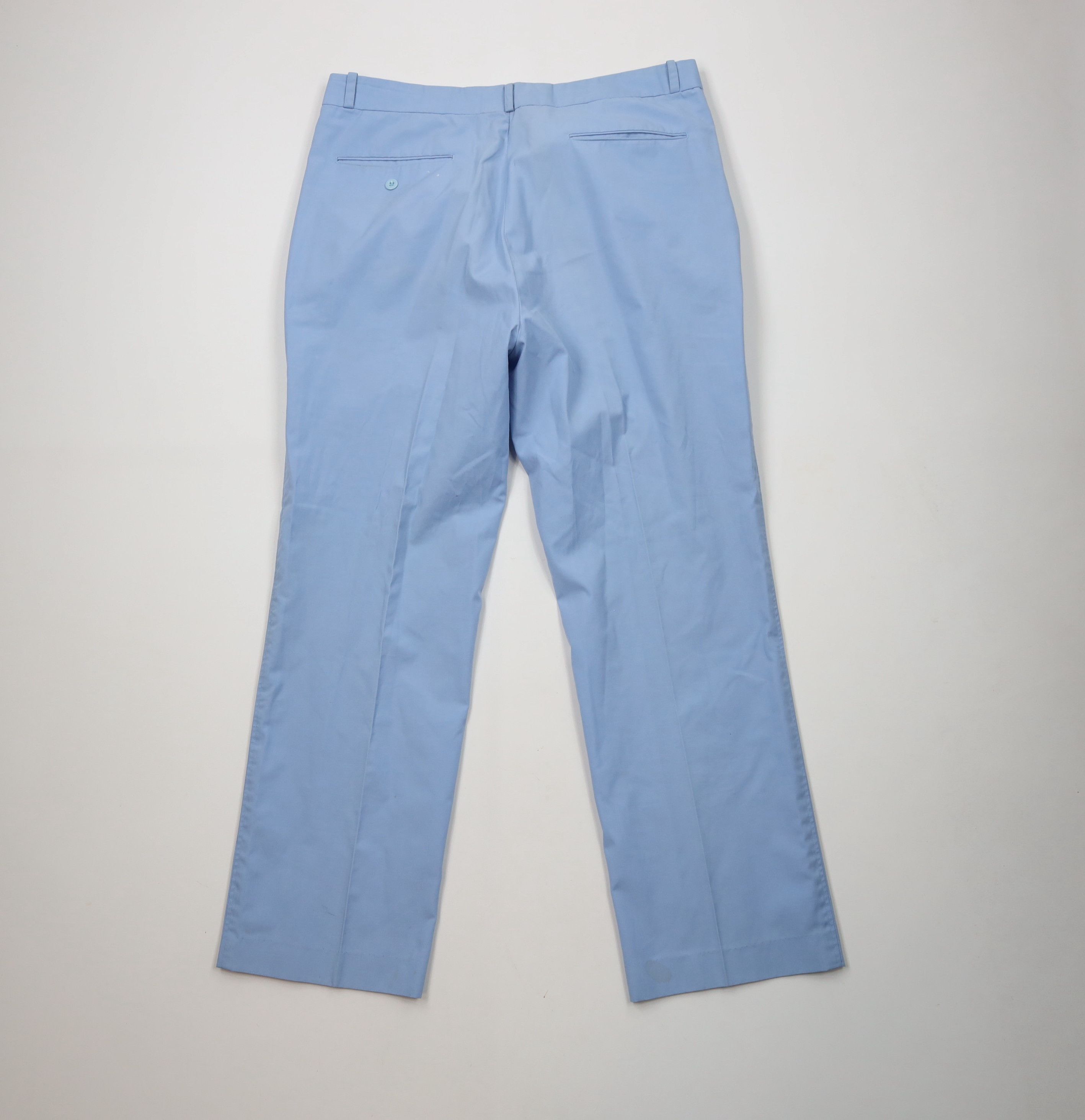 Vintage Vintage 70s Streetwear Flared Wide Leg Chino Pants Blue Size US 36 / EU 52 - 11 Thumbnail