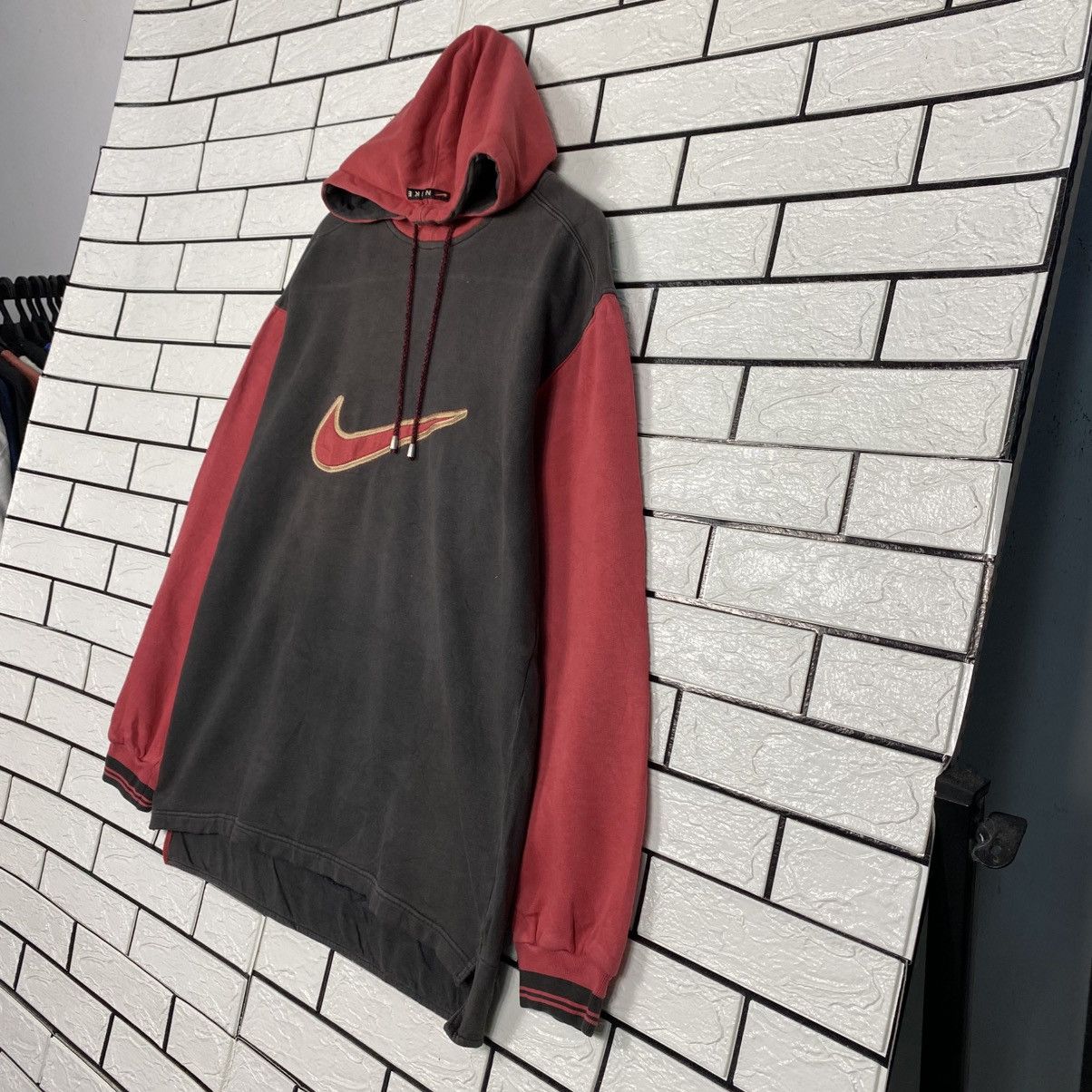 Nike Vintage Sweater Hoodie Nike Big Logo Sun Faded Style Size US M / EU 48-50 / 2 - 3 Thumbnail
