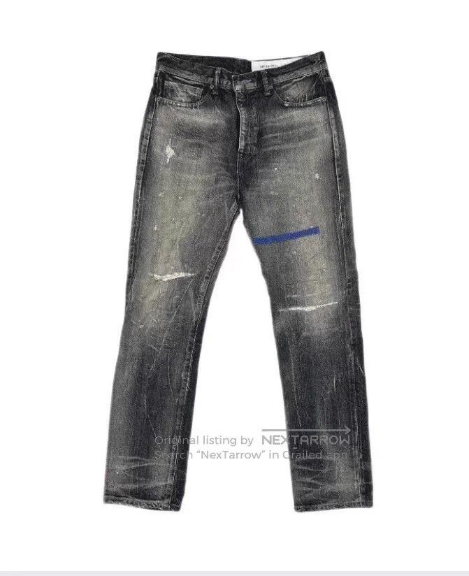 Neighborhood Neighborhood size M Fashionable Versatile Washed Denim Lon Size US 27 - 1 Thumbnail