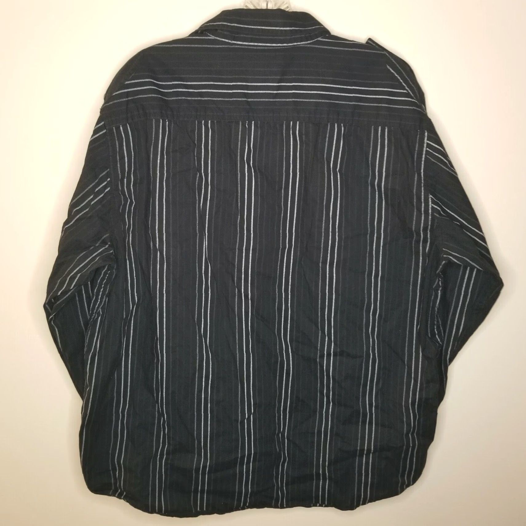 Vintage B Line Mens Black Long Sleeve Button-Up XL Size US XL / EU 56 / 4 - 5 Thumbnail