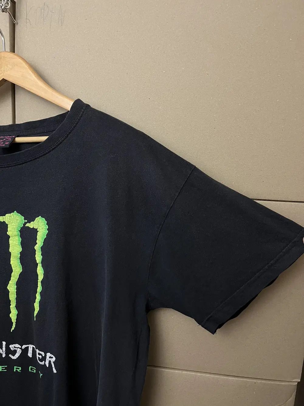 Vintage VINTAGE MONSTER ENERGY Y2K RACING TEE FADED T Shirt STREETWE Size US XL / EU 56 / 4 - 8 Thumbnail