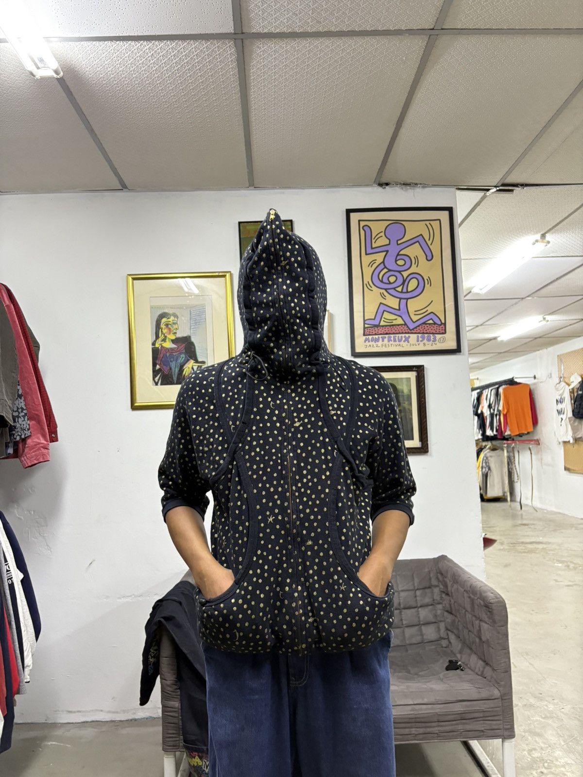 Issey Miyake Last Drop Tsumori Chisato hoodie jacket full zip polka dot Size US M / EU 48-50 / 2 - 4 Thumbnail