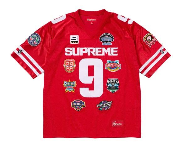 Supreme Supreme Championships Football Jersey - Red, Medium Size US M / EU 48-50 / 2 - 4 Thumbnail