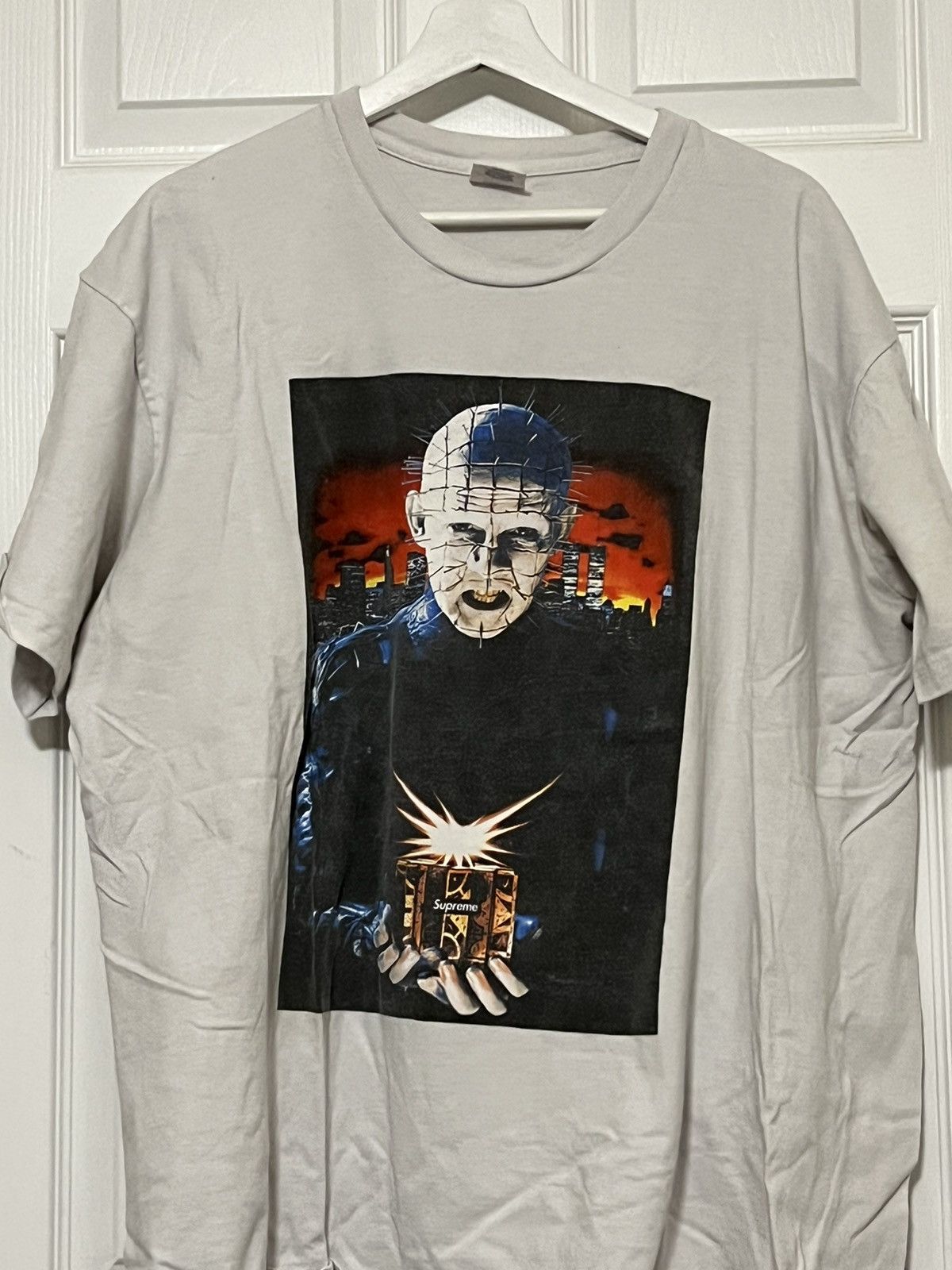 image of Supreme Hellraiser Tee in White, Men's (Size XL)