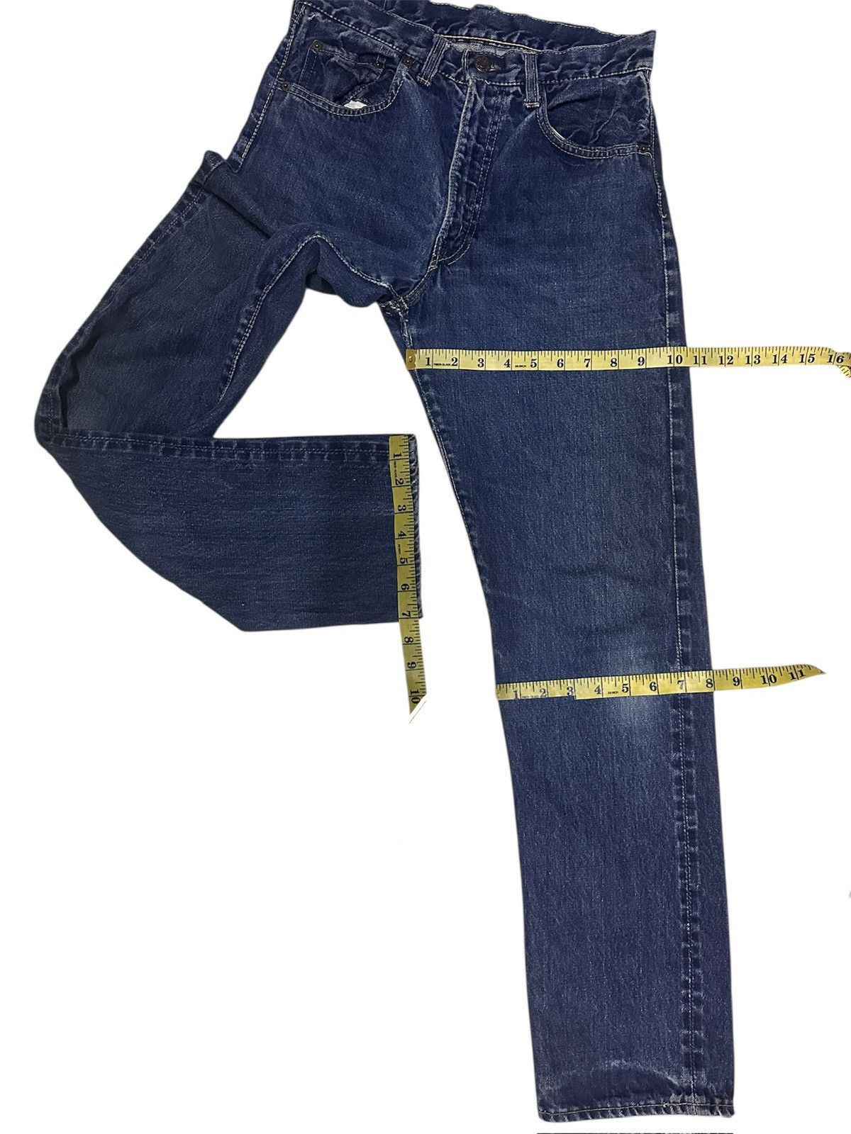 Vintage 🔥TRUE VINTAGE 60s LEVIS CAPITAL E SELVEDGE BUTTON “K”🔥 Size US 28 / EU 44 - 16 Thumbnail