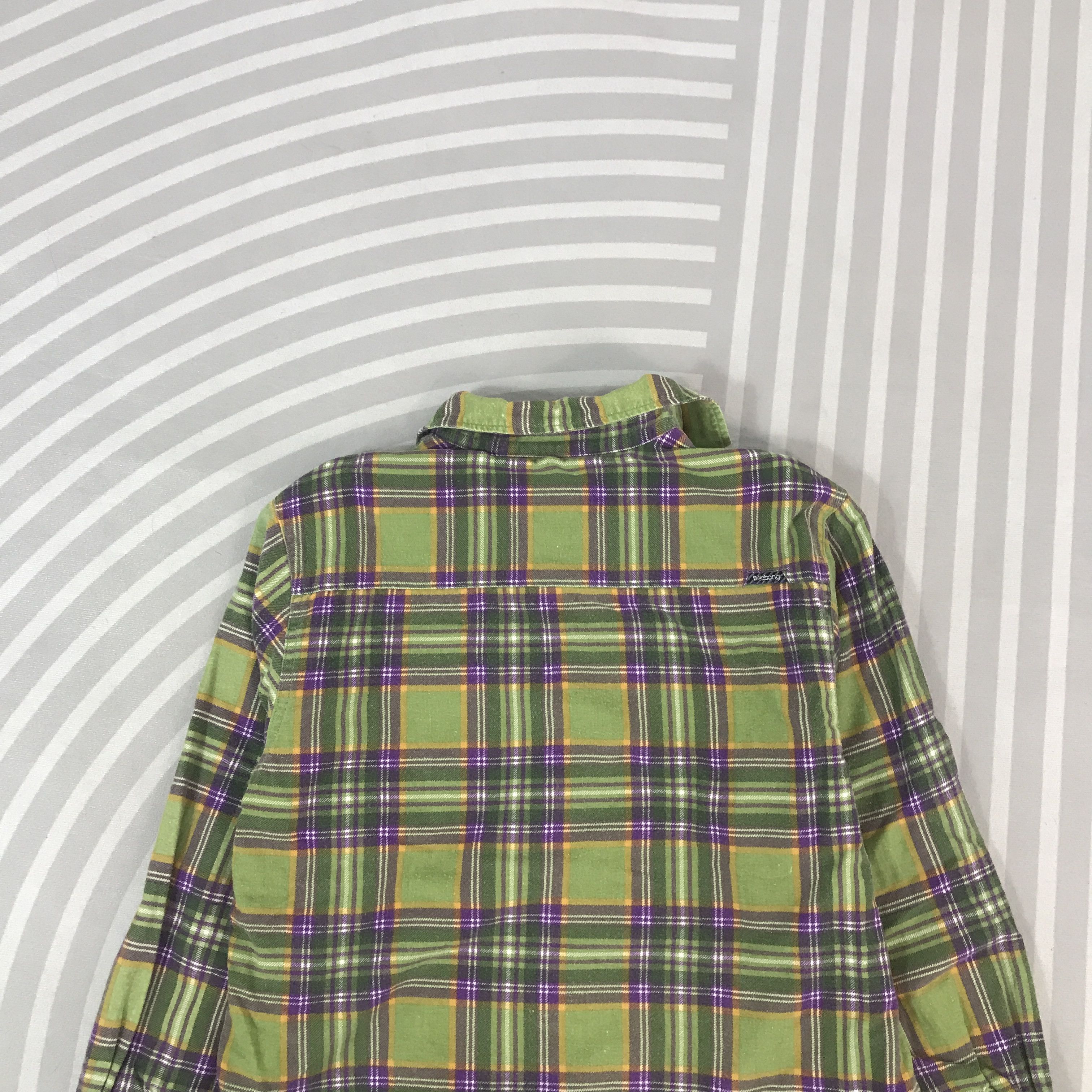 Billabong Vintage Billabong Tartan design button up shirt K62B16 Size US M / EU 48-50 / 2 - 4 Thumbnail