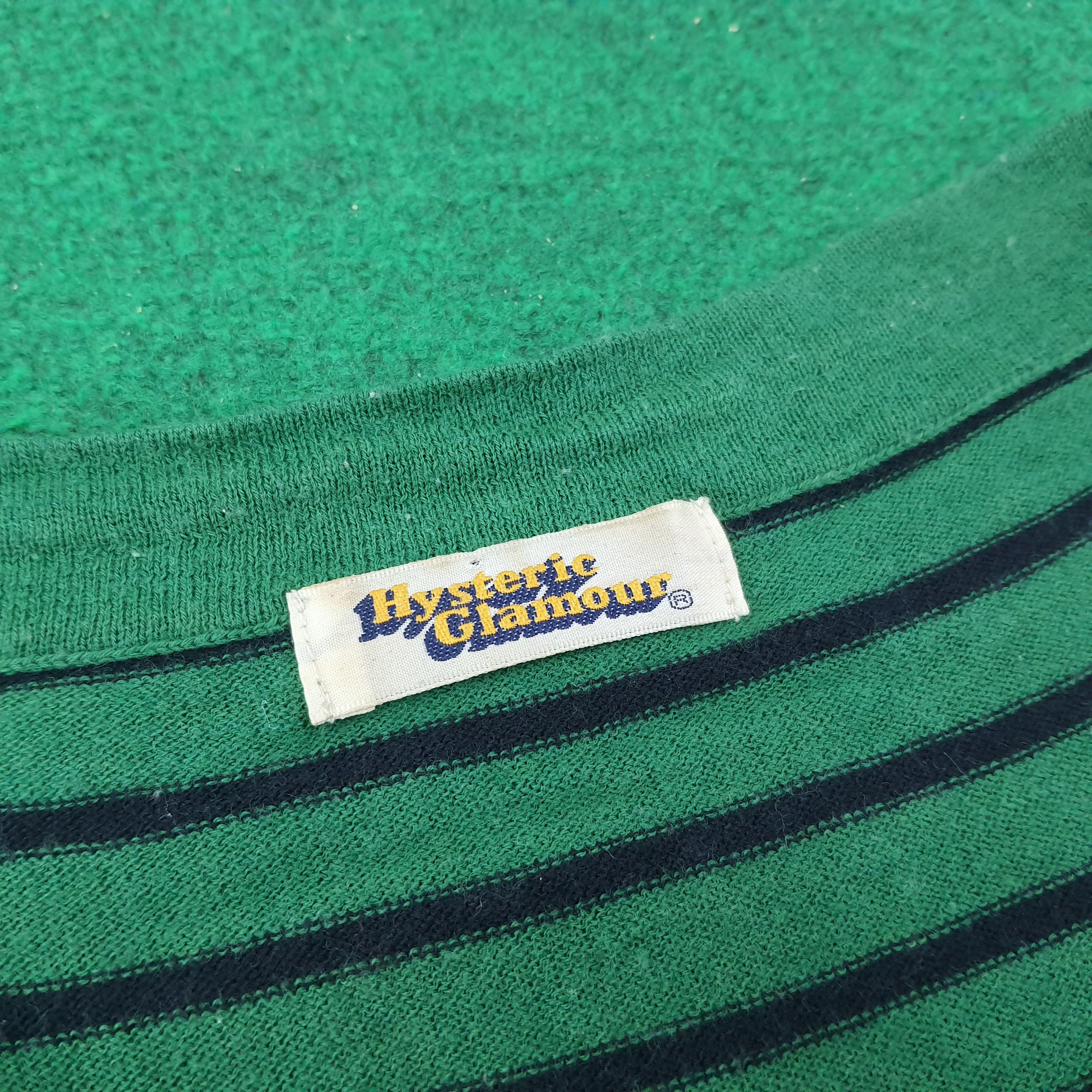 Hysteric Glamour Vintage Hysteric Glamour Stripe Japan Brand Tshirt C249N44 Size XS / US 0-2 / IT 36-38 - 4 Thumbnail