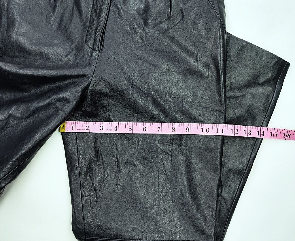 Genuine Leather MONDRIAN full leather black biker pant waist 27 inch Size 27" / US 4 / IT 40 - 8 Thumbnail