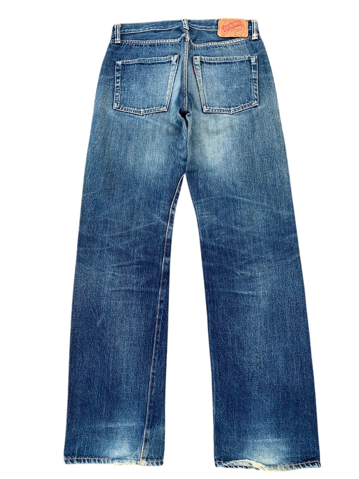 Denime VINTAGE DENIME SELVEDGE MUDWASH DISTRESSED JAPANESE DENIM Size US 30 / EU 46 - 2 Thumbnail