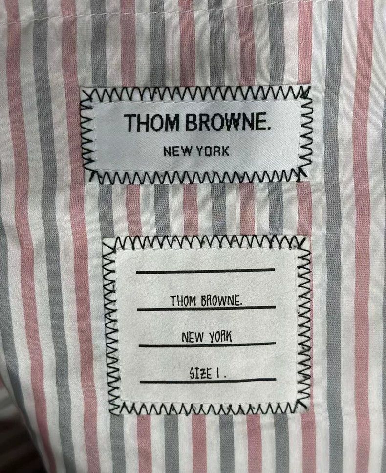 Thom Browne Thom Browne Black lapel cotton jacket 2503-Nextarrow Size US S / EU 44-46 / 1 - 5 Thumbnail