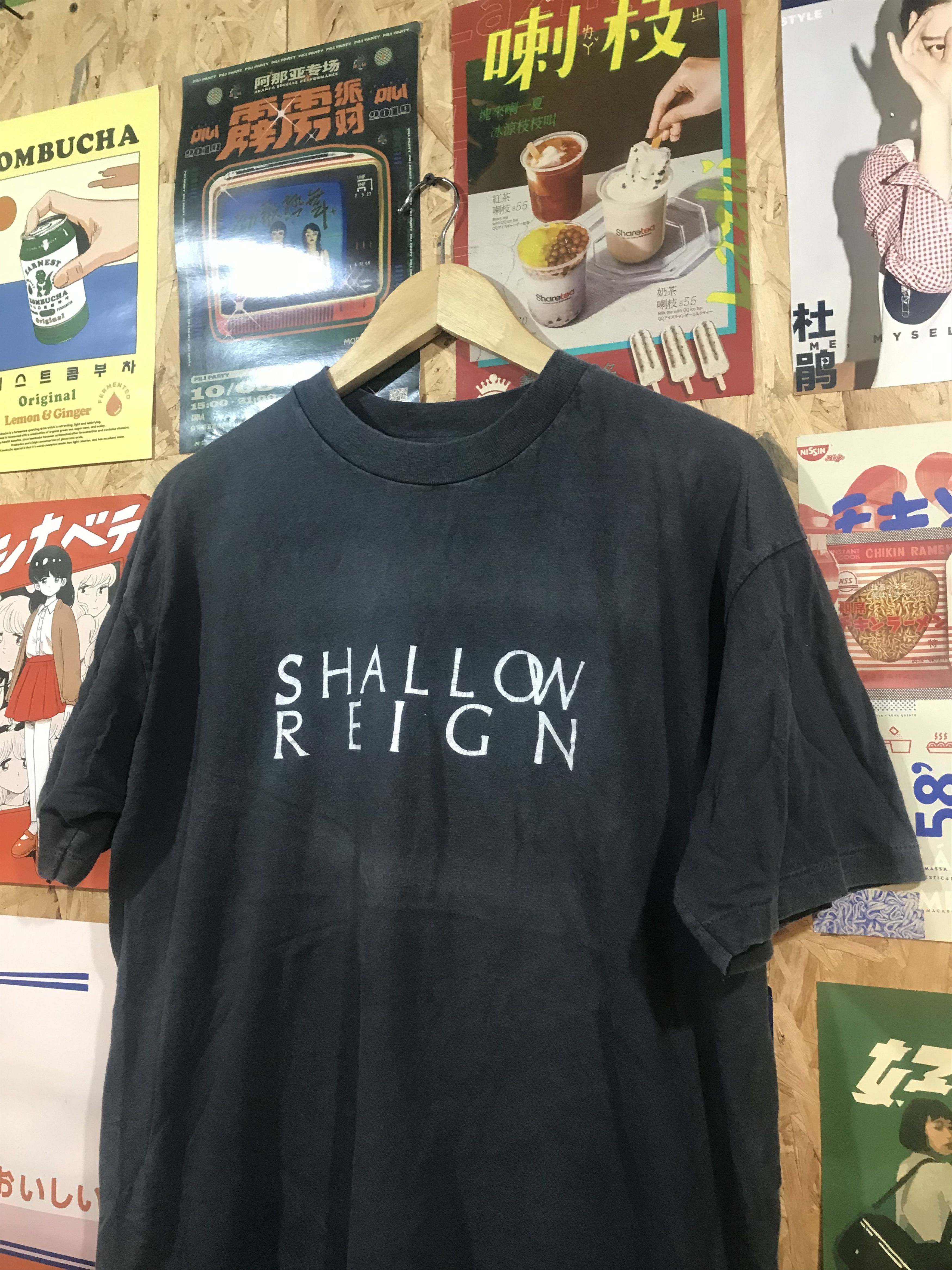 Band Tees SHALLOW REIGN FADED BAND TEE Size US XL / EU 56 / 4 - 2 Thumbnail