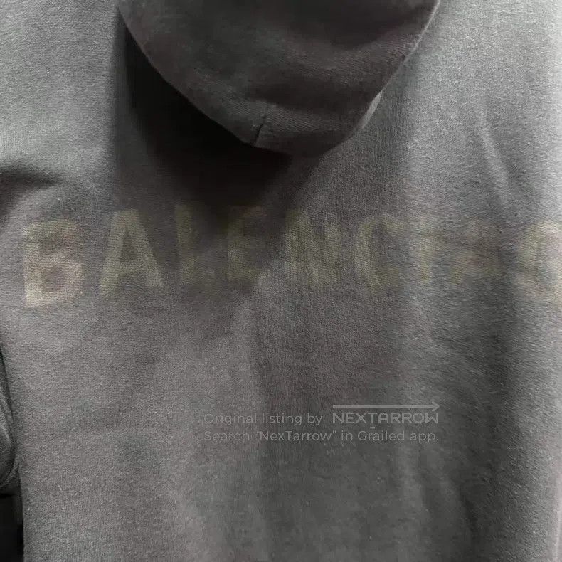 Balenciaga Balenciaga Back Logo Hoodie Size US S / EU 44-46 / 1 - 5 Thumbnail