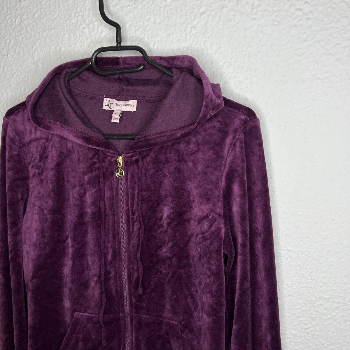 Juicy Couture × Vintage Juicy Couture Tracksuit Set Hoodie Pants Sweatpants Velour Size M / US 6-8 / IT 42-44 - 5 Thumbnail