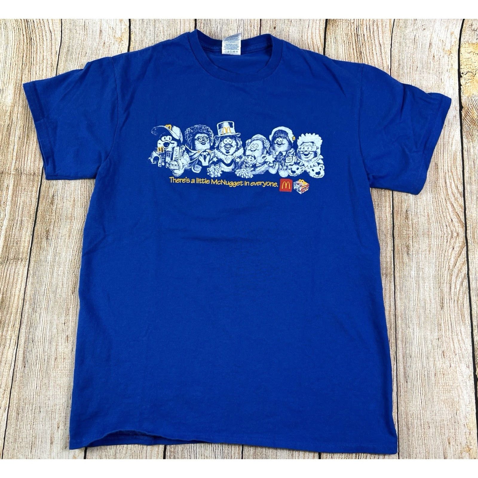 Delta McDonald’s Kerwin Frost Mcnuggets Crew 2023 Employee T Shirt Blue Size Medium Size US M / EU 48-50 / 2 - 2 Thumbnail