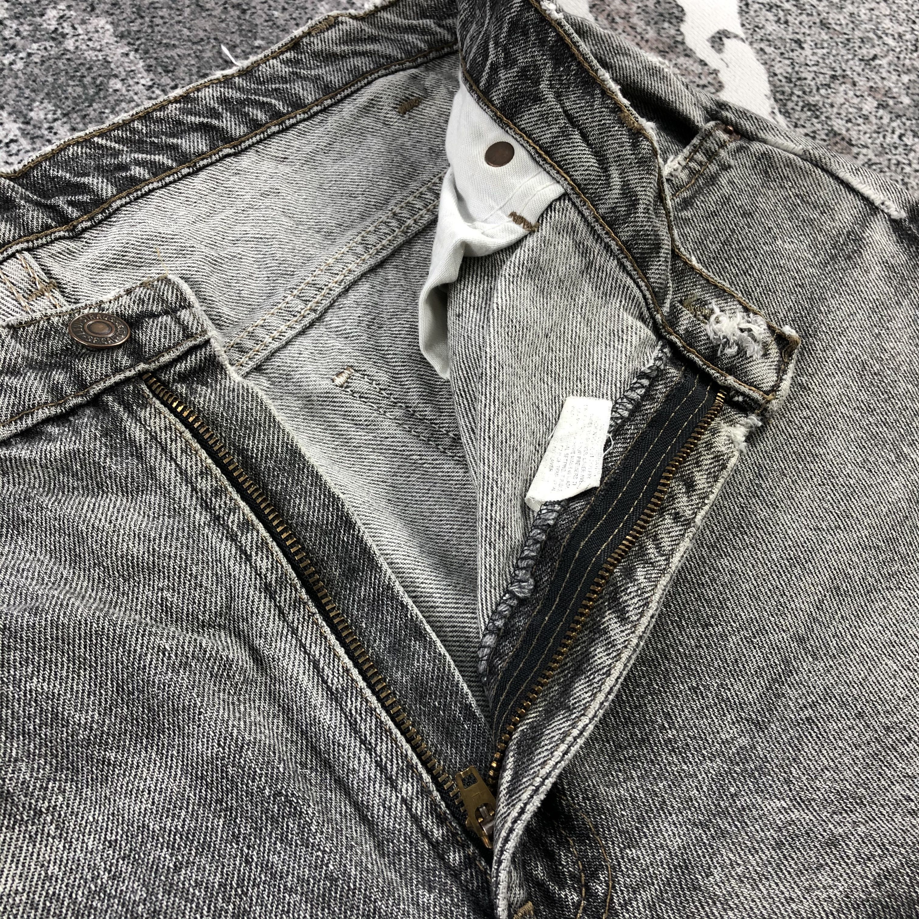 Levi's Vintage 90s Levis 631 Jeans Faded Gray Denim KJ1017 Size US 36 / EU 52 - 11 Thumbnail