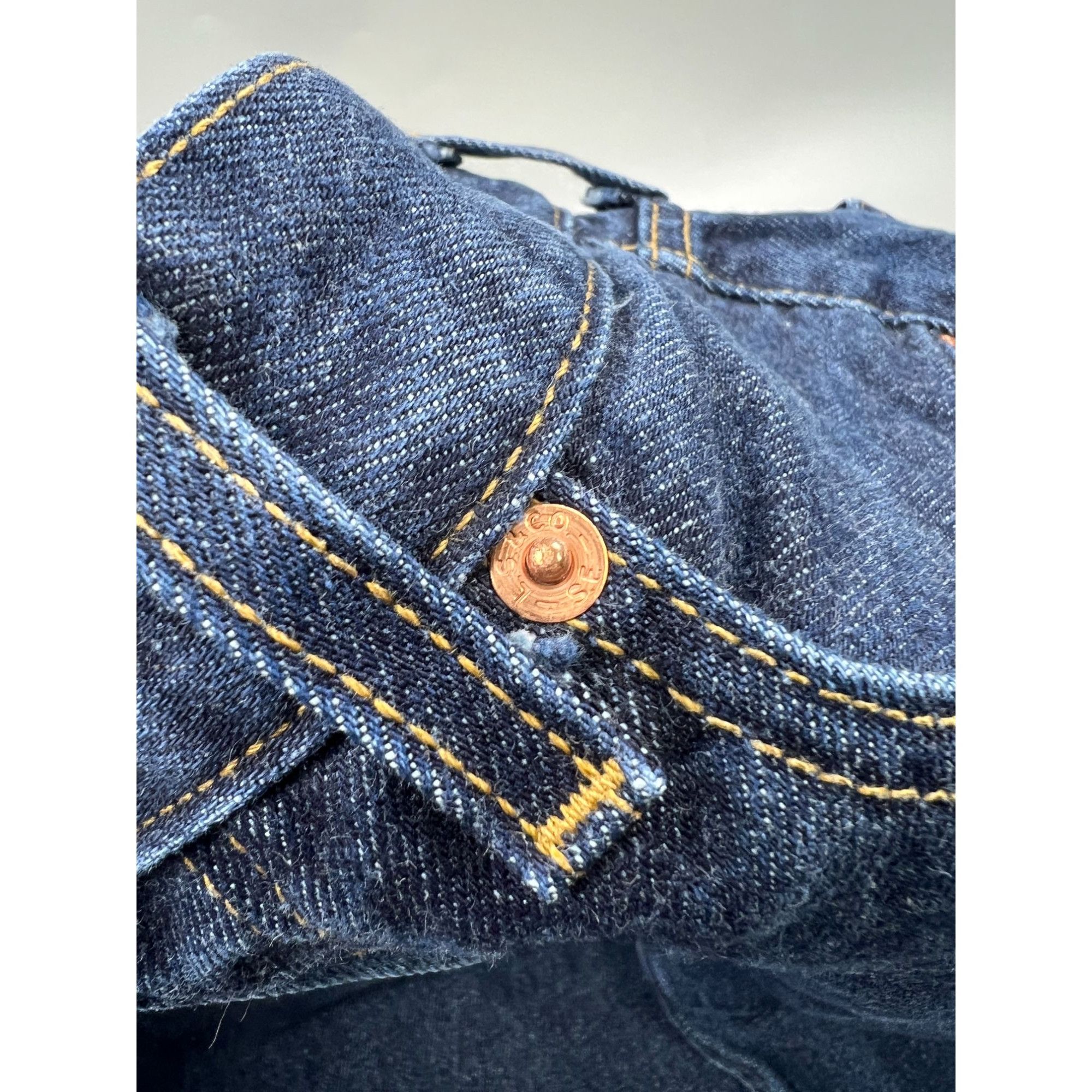 Levi's Levi’s 501 Dark Blue Denim Jeans Pants (Y0925) Size US 31 - 5 Thumbnail
