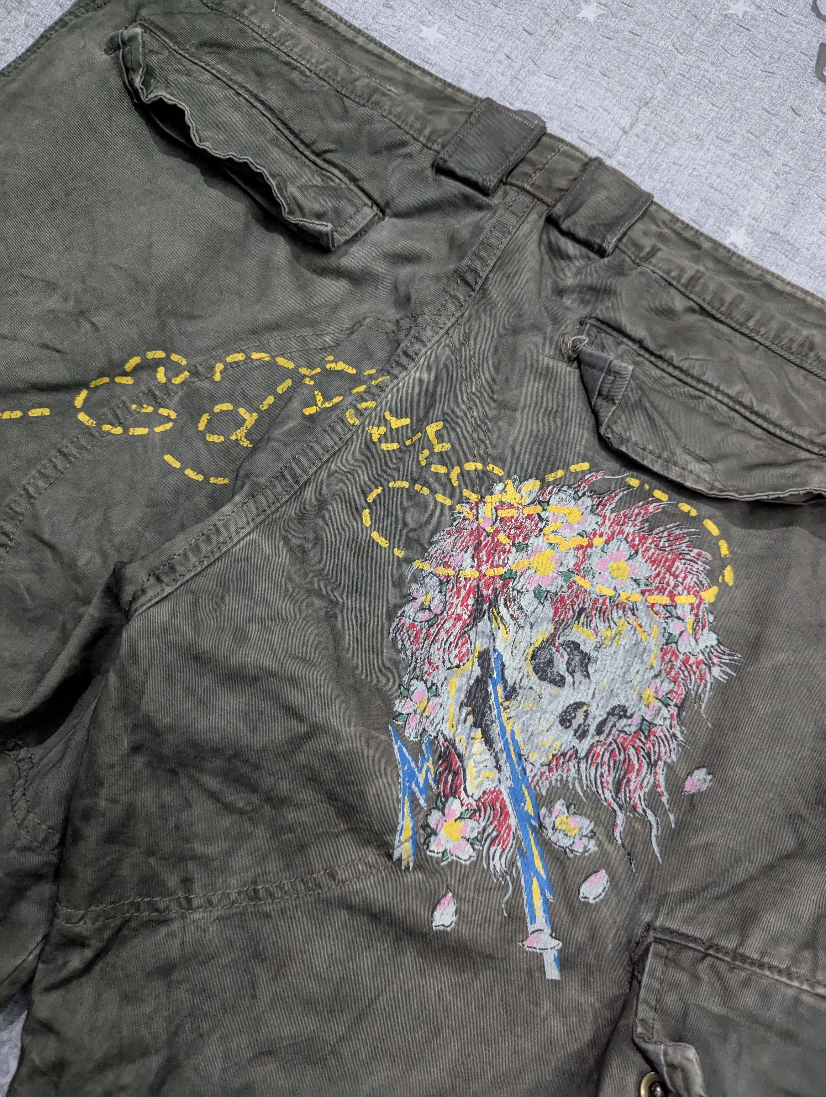 Christian Audigier × Ed Hardy Ed Hardy cargo zip baggy wide pants Size US 38 / EU 54 - 15 Thumbnail