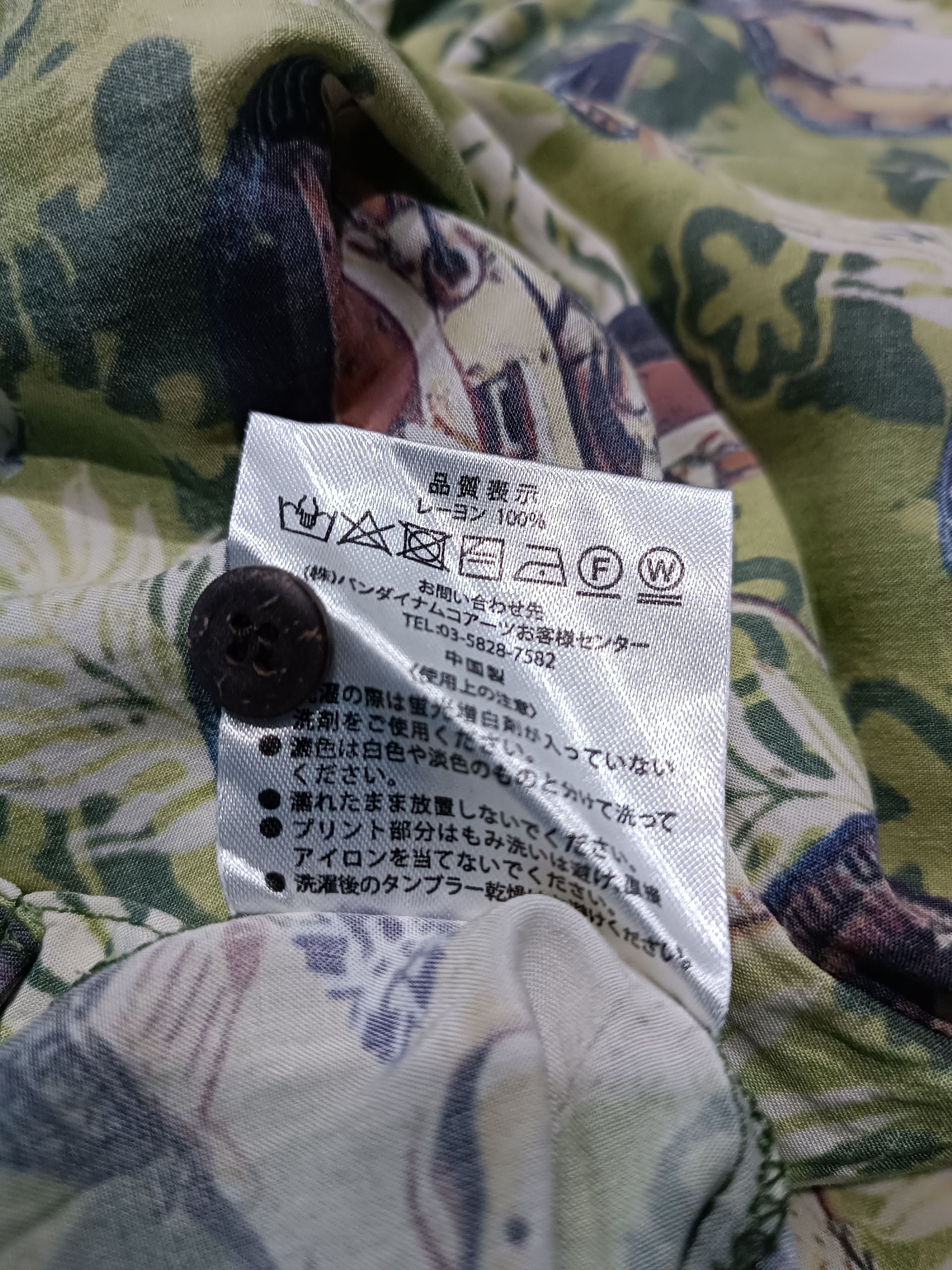 Anime × Japanese Brand Anime "Girls Und Panzer Das Finale" Aloha Silk Rayon Shirt Size US L / EU 52-54 / 3 - 6 Thumbnail
