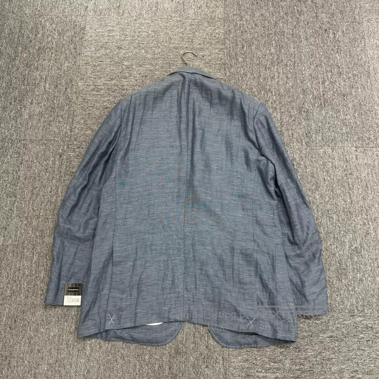 Ermenegildo Zegna Ermenegildo Zegna Linen Check Suit Jacket. Size US XL / EU 56 / 4 - 5 Thumbnail
