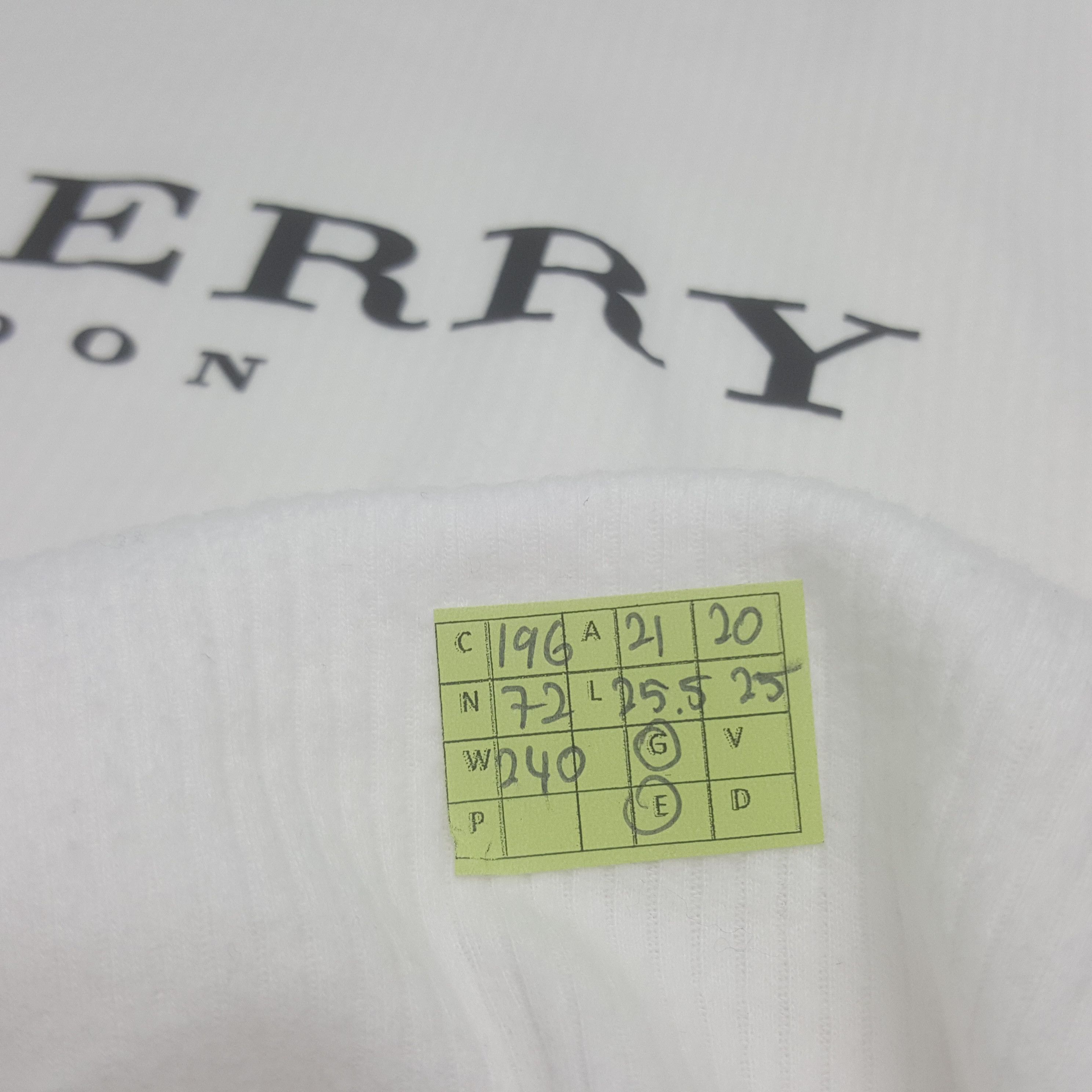 Burberry × Vintage Vintage Burberry London Spell Out Long Sleeve T-shirt Size US L / EU 52-54 / 3 - 7 Thumbnail