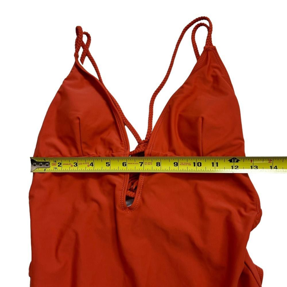 REVOLVE Cupshe l NWT Rust Braided One Piece Swimsuit Medium Size ONE SIZE - 5 Thumbnail