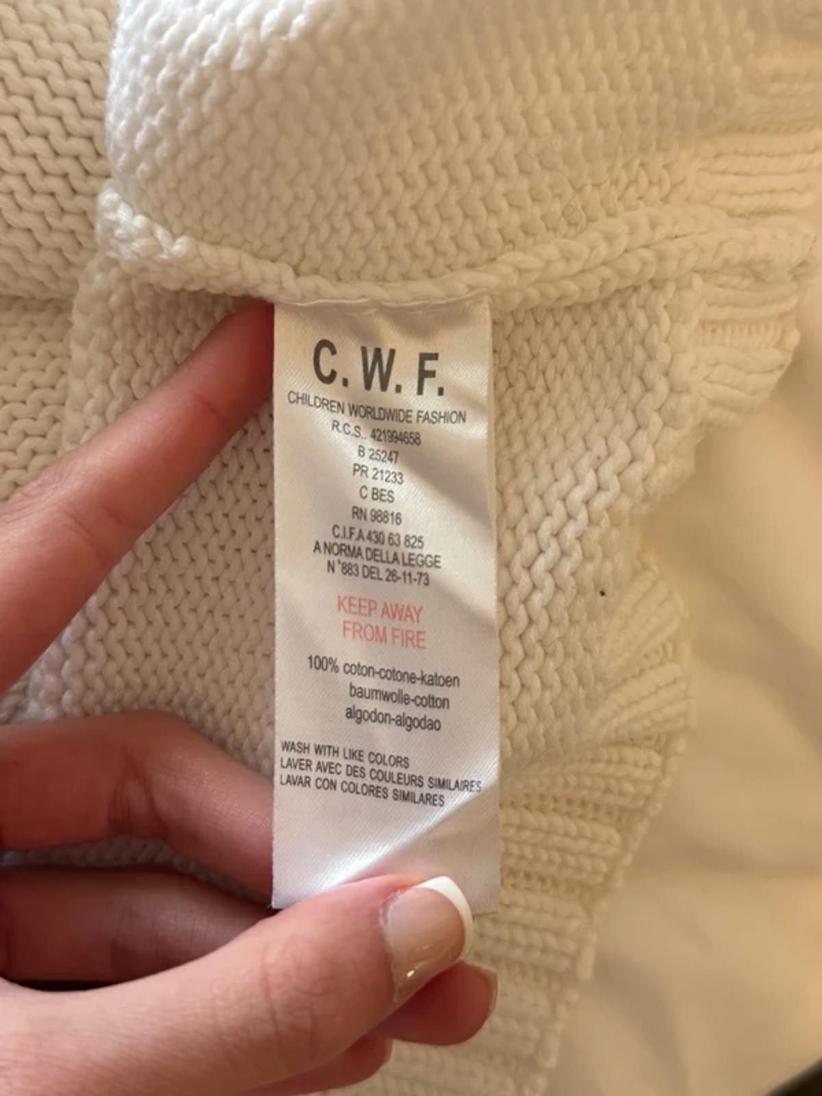 Burberry Burberry white knitted jumper Size L / US 10 / IT 46 - 7 Thumbnail