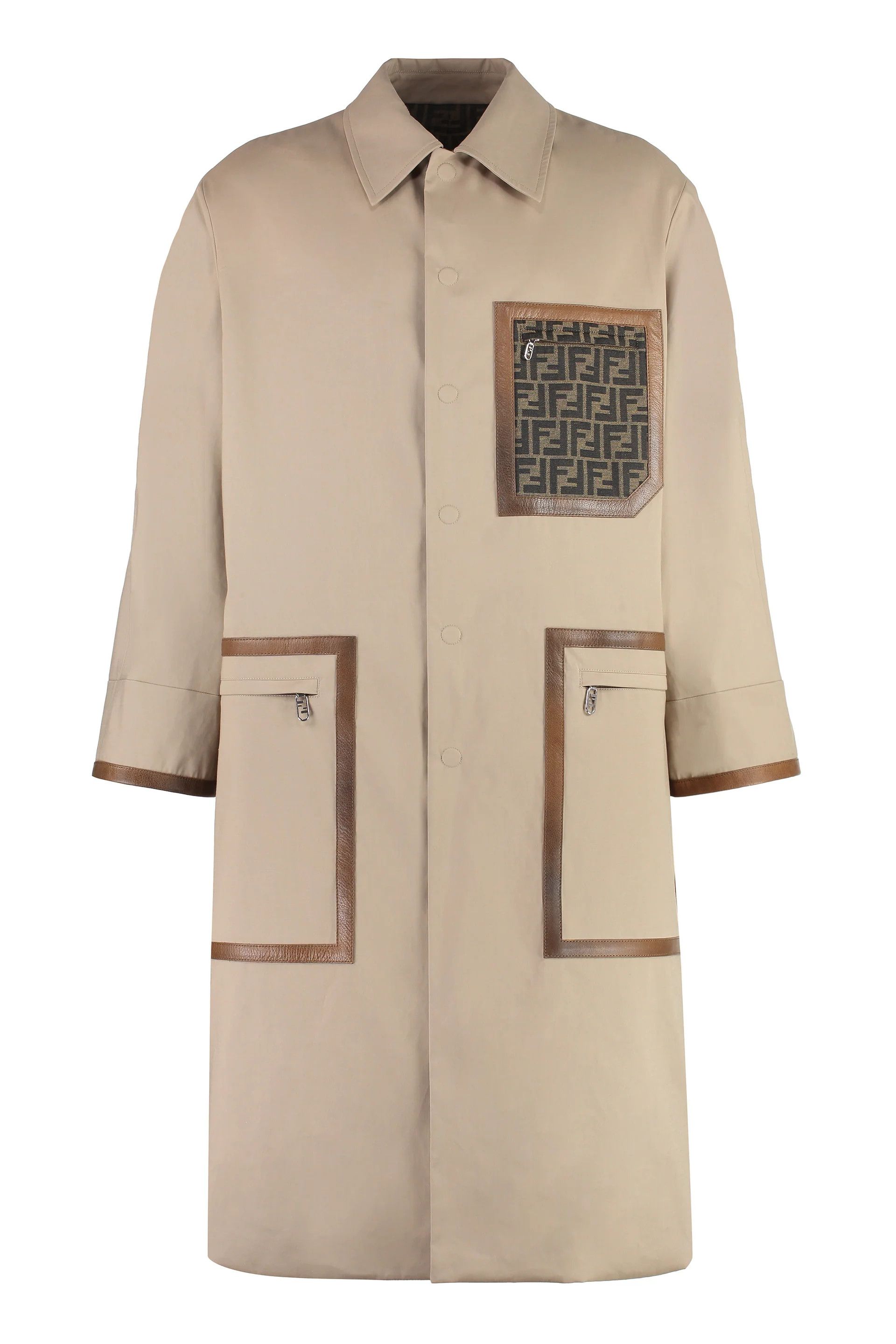 Fendi o1y0125 Overcoat in Camel Size US S / EU 44-46 / 1 - 1 Thumbnail