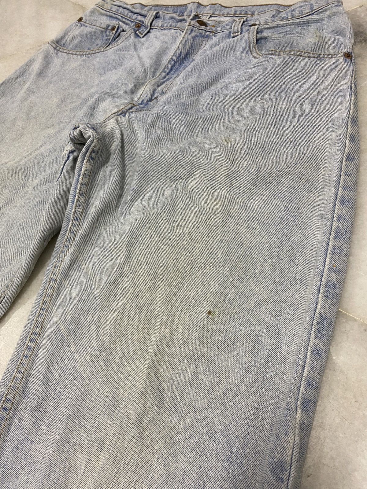 Levi's Size 32x29.5 Vintage Levis Distressed Baggy Jeans Faded Size US 32 / EU 48 - 5 Thumbnail